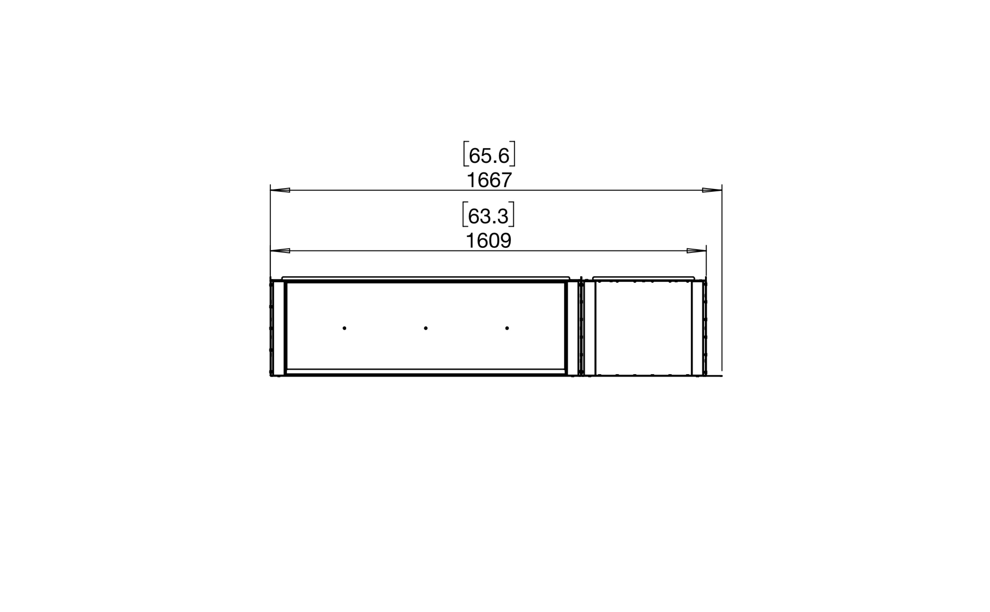 EcoSmart Fire Flex 60LC.BXR Left Corner Fireplace Insert