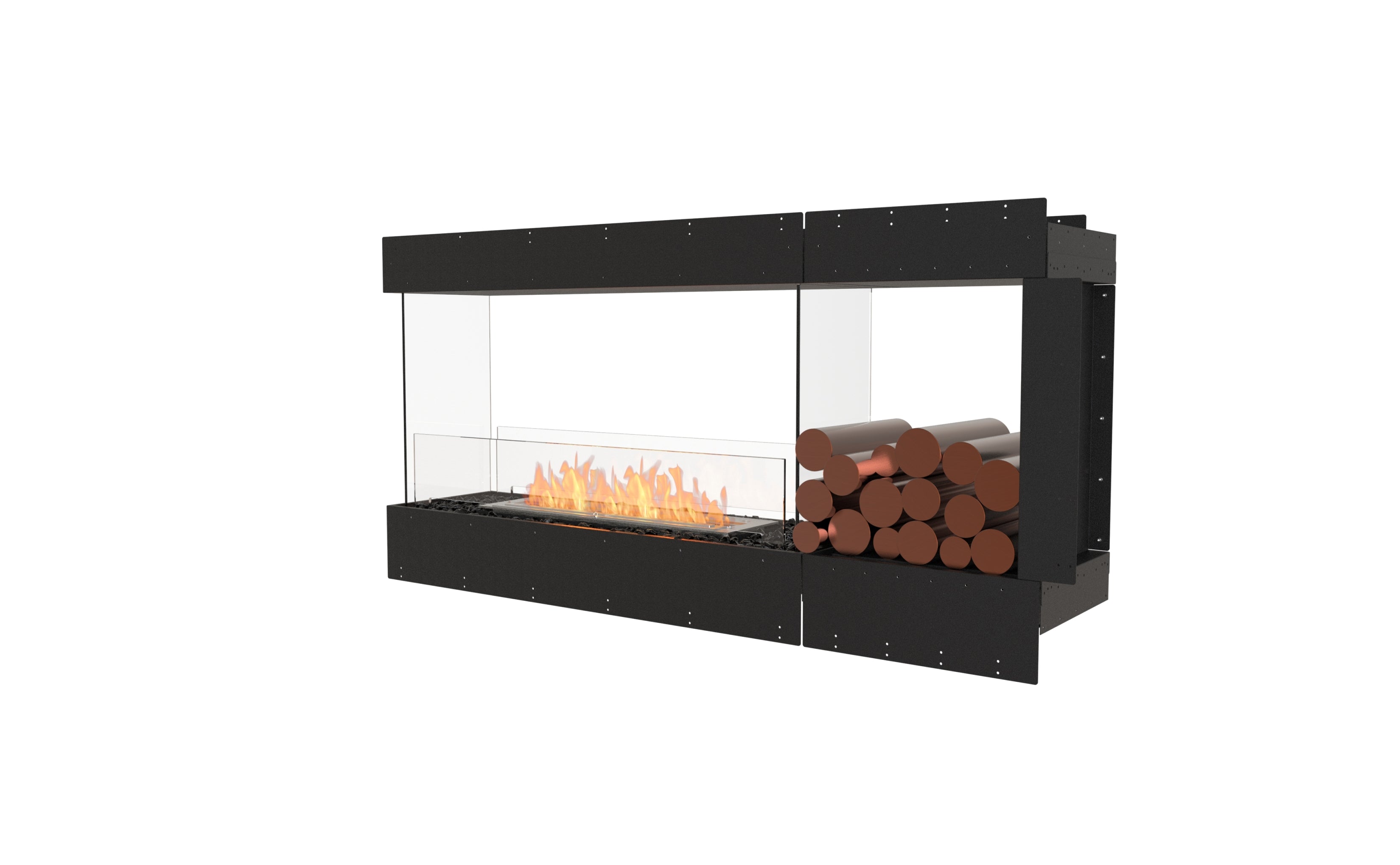 EcoSmart Fire Flex 60PN.BXR Peninsula Fireplace Insert