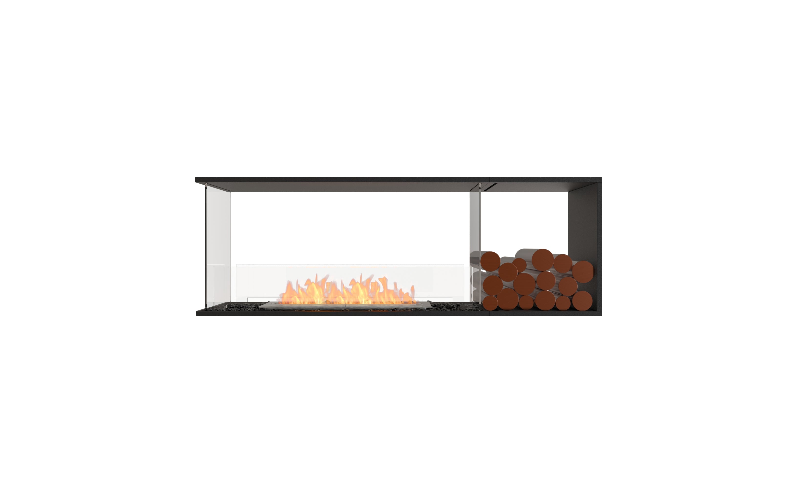EcoSmart Fire Flex 60PN.BXR Peninsula Fireplace Insert