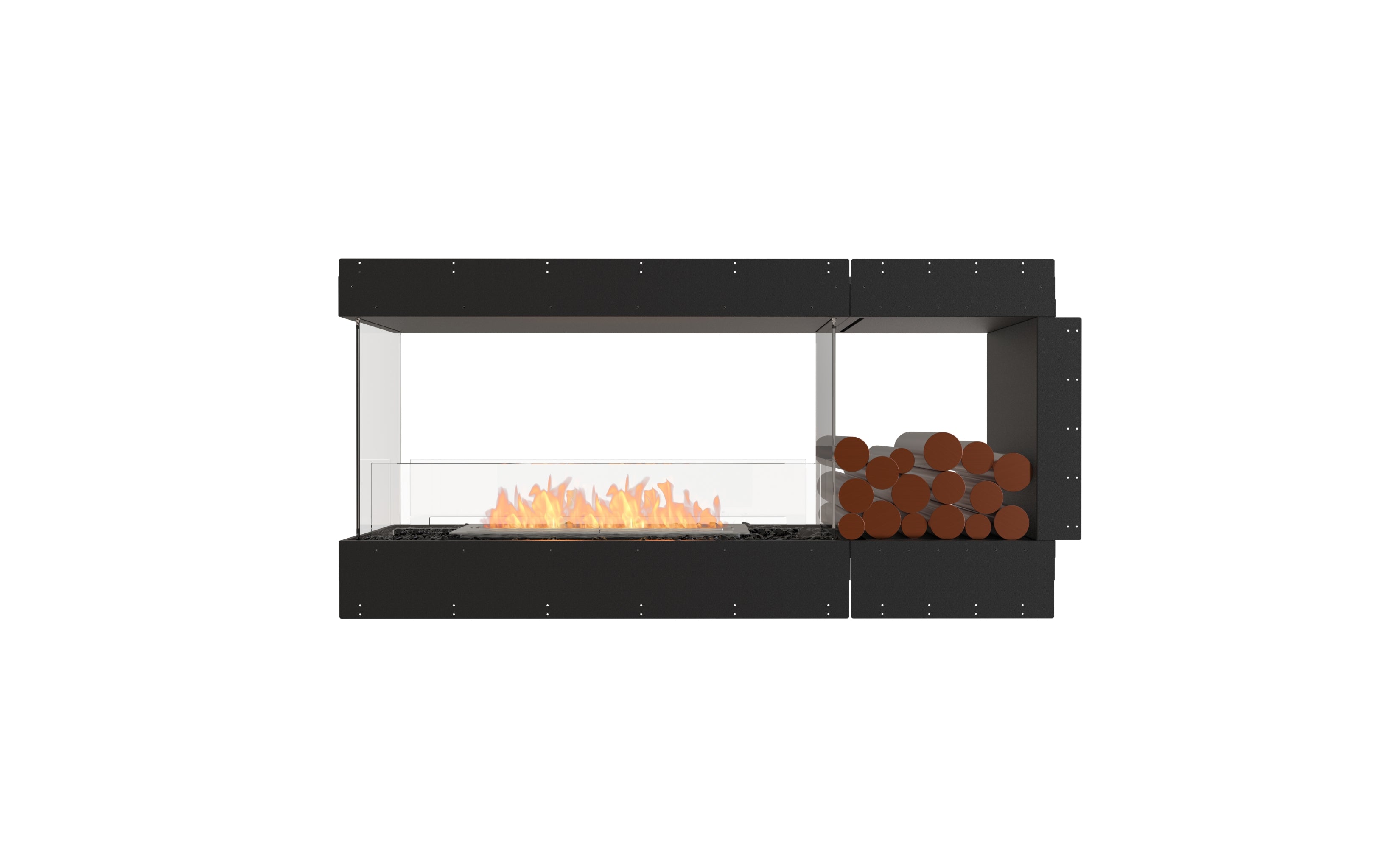 EcoSmart Fire Flex 60PN.BXR Peninsula Fireplace Insert