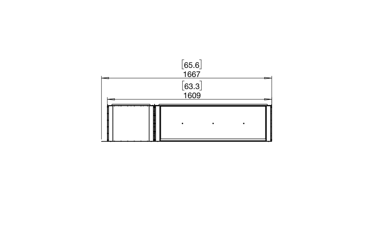 Flex 60PN.BXL Peninsula Fireplace Insert