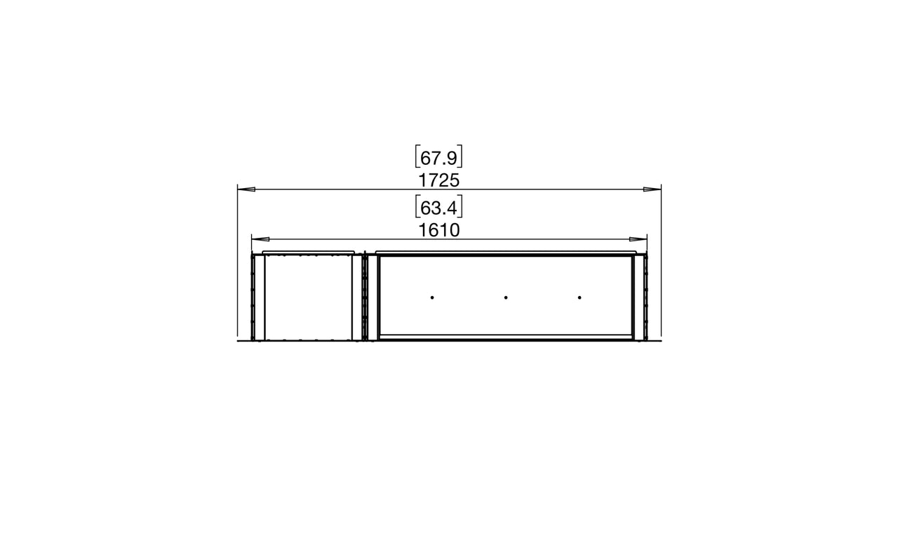 Flex 60SS.BXL Single Sided Fireplace Insert