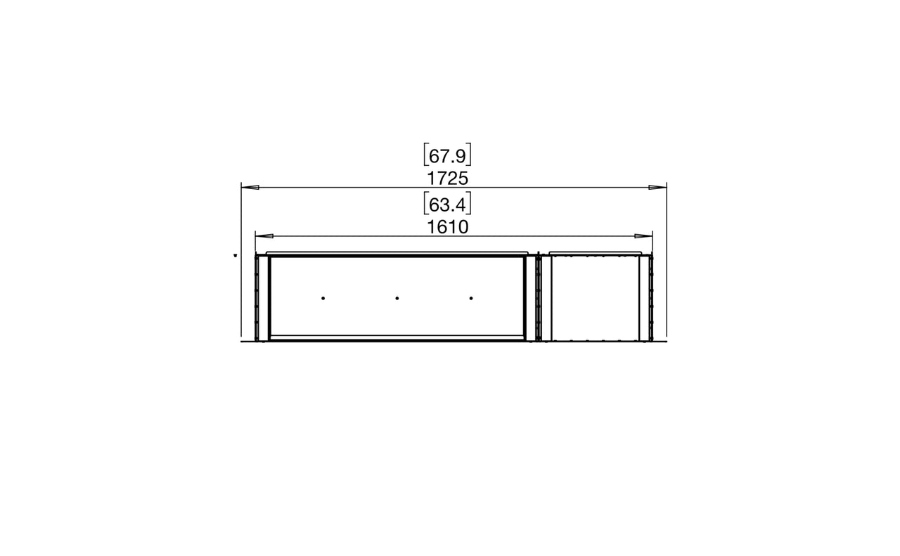 Flex 60SS.BXR Single Sided Fireplace Insert