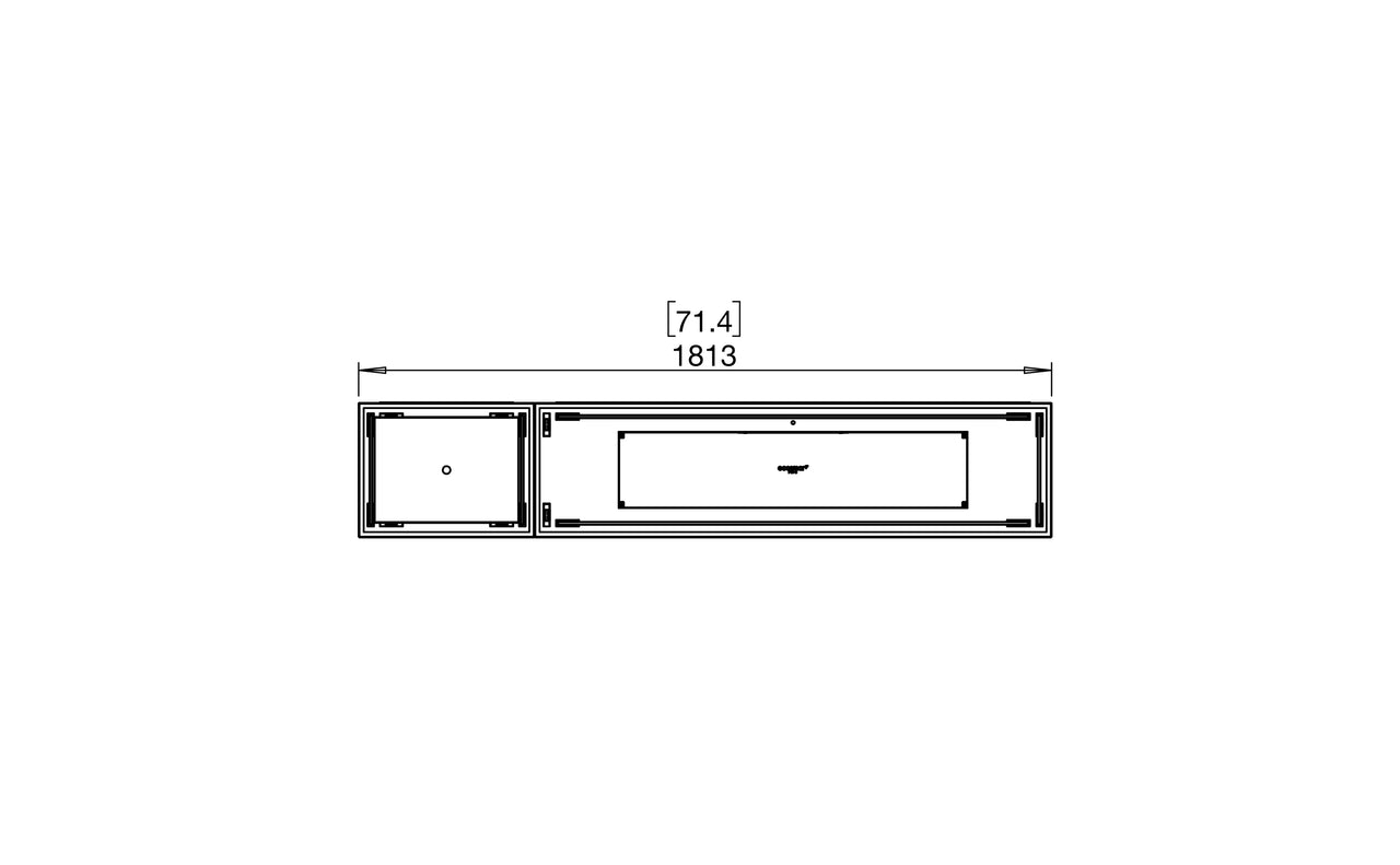 Flex 68BN.BX1 Bench Fireplace Insert