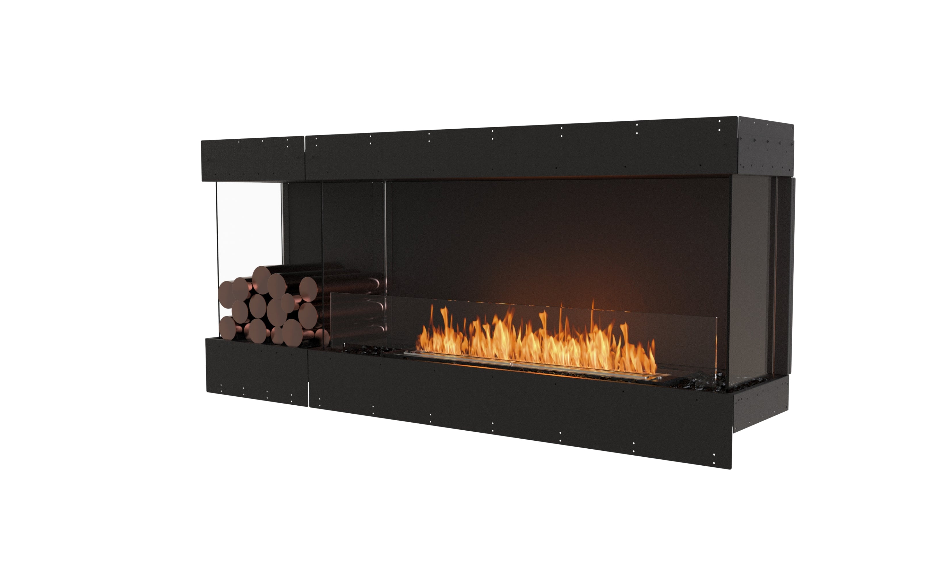 EcoSmart Fire Flex 68BY.BXL Bay Fireplace Insert