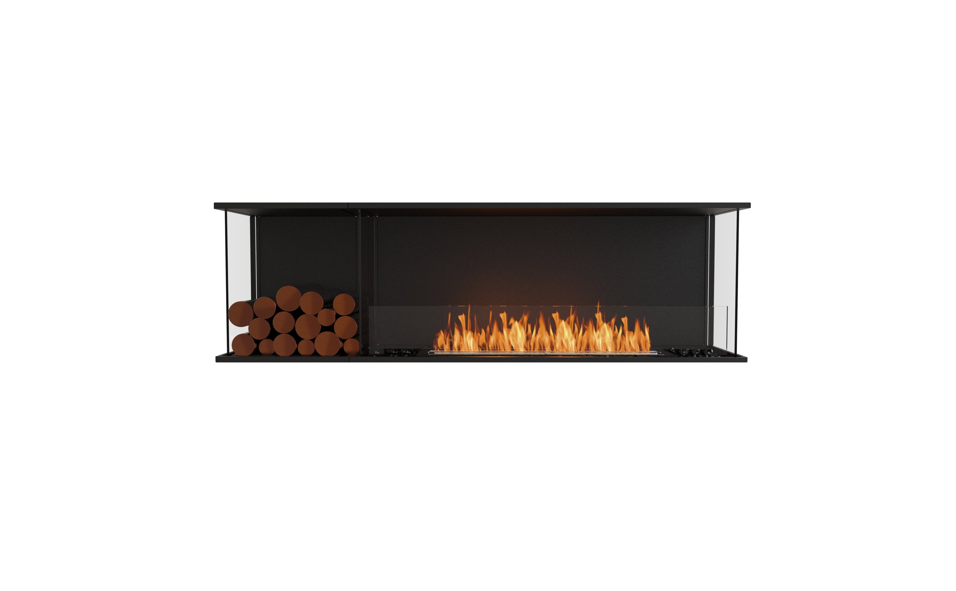 EcoSmart Fire Flex 68BY.BXL Bay Fireplace Insert