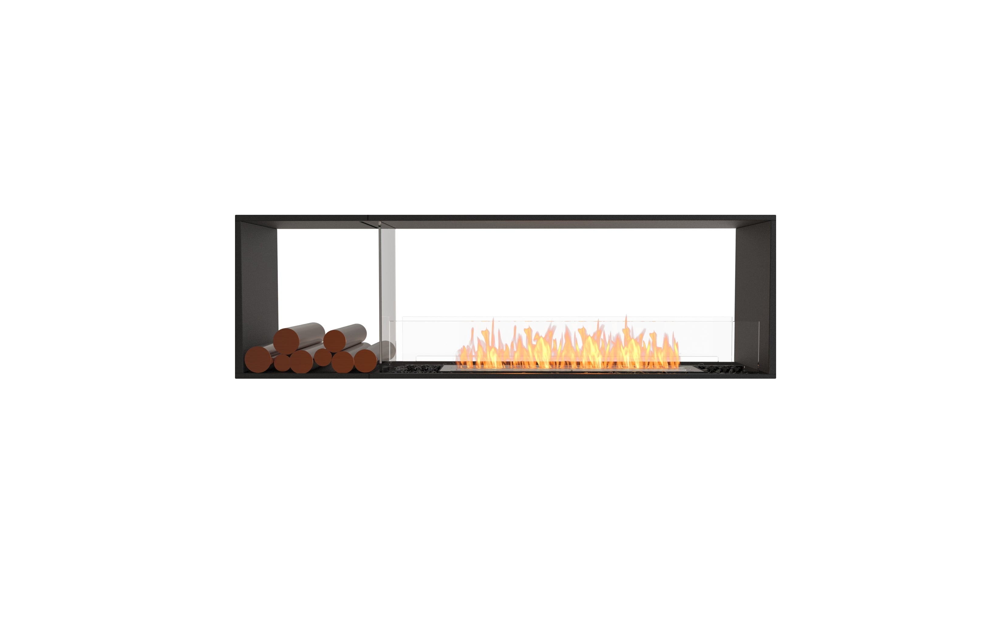 EcoSmart Fire Flex 68DB.BX1 Double Sided Fireplace Insert