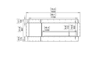 Thumbnail for Flex 68DB.BX1 Double Sided Fireplace Insert