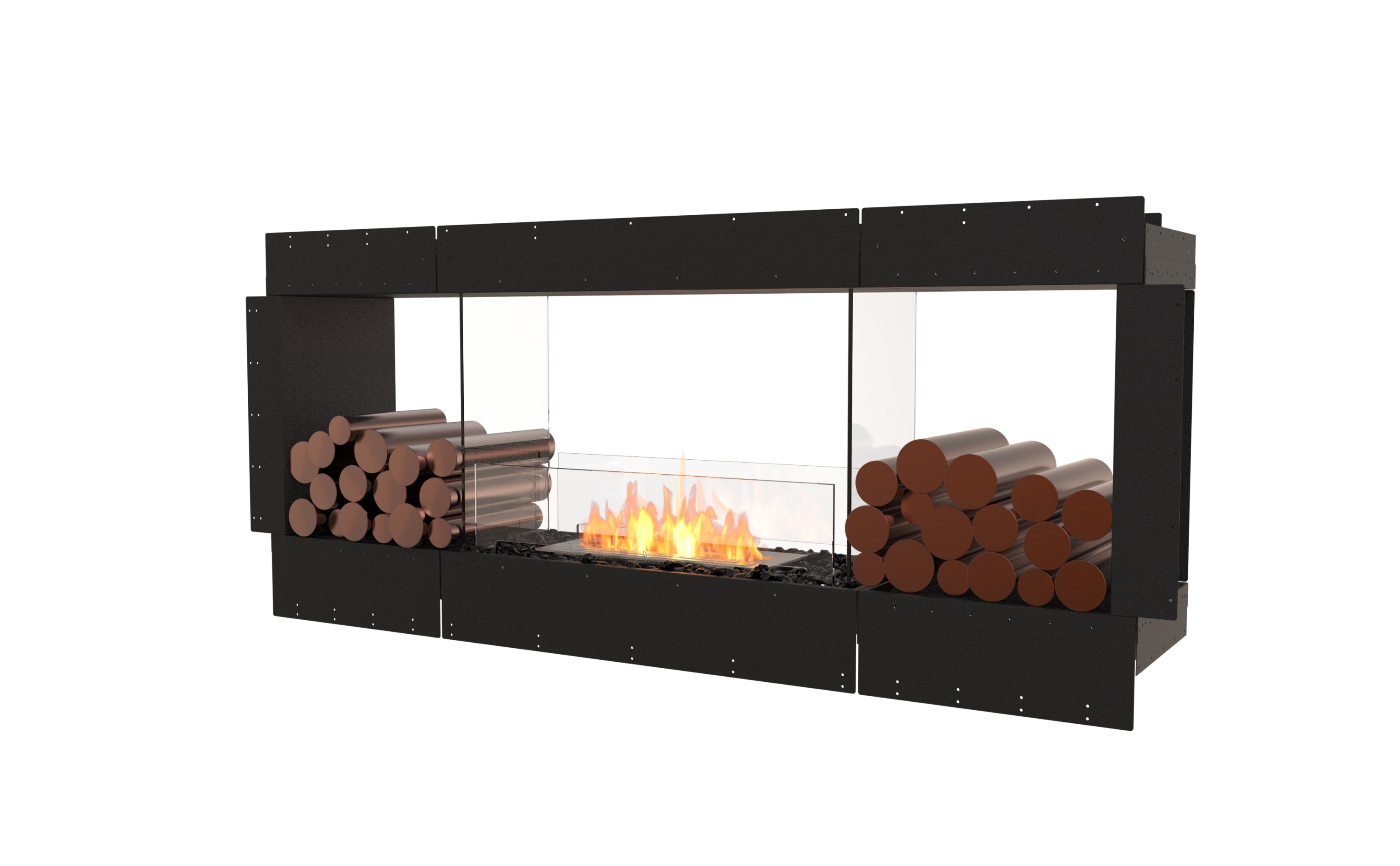 EcoSmart Fire Flex 68DB.BX2 Double Sided Fireplace Insert