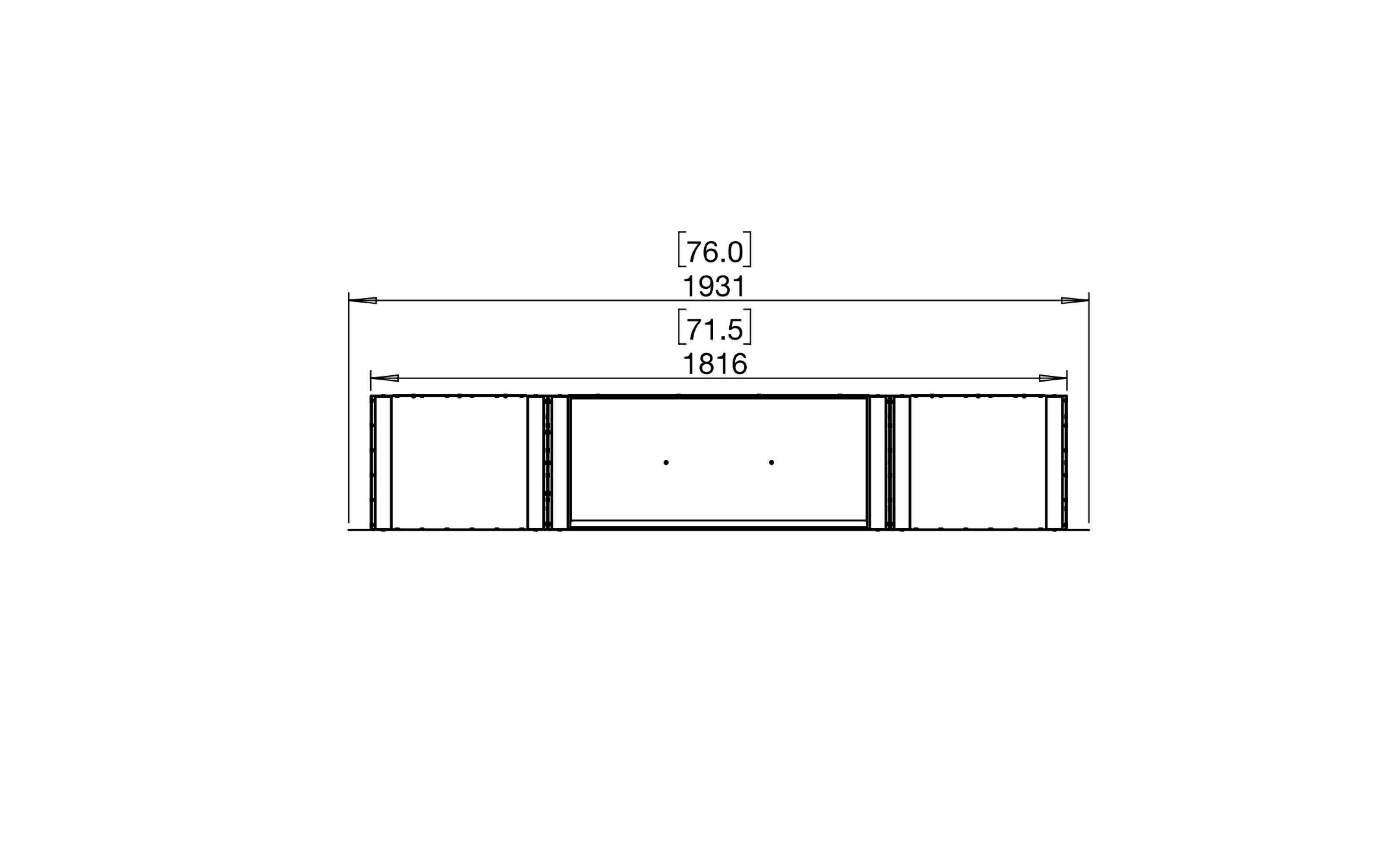 EcoSmart Fire Flex 68DB.BX2 Double Sided Fireplace Insert