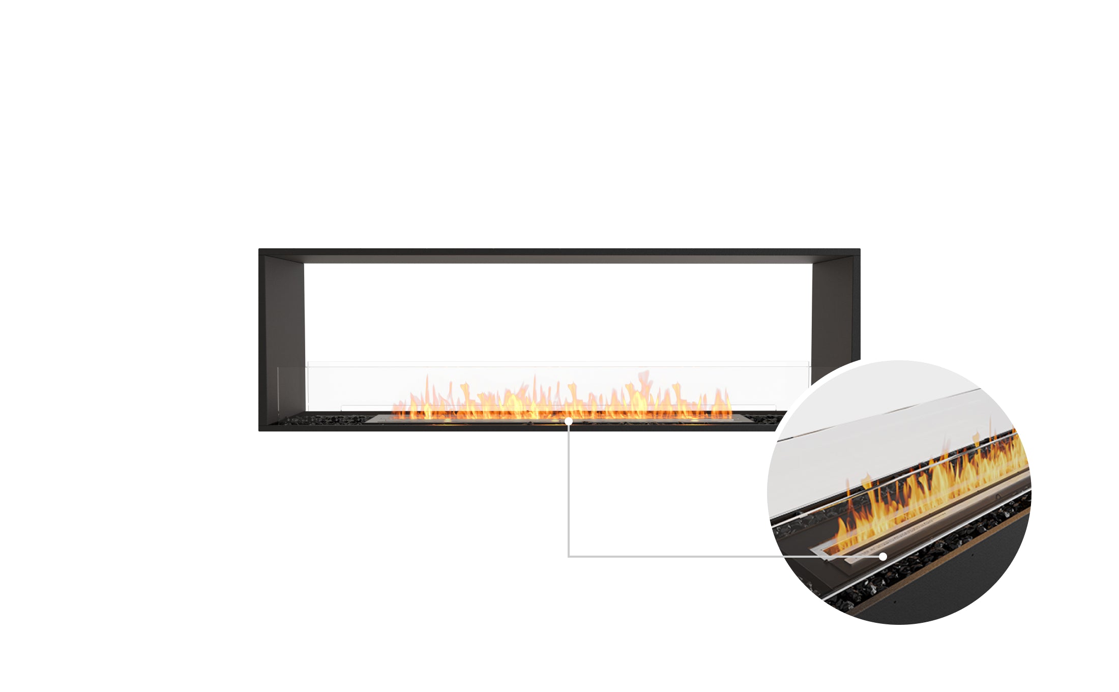 EcoSmart Fire Flex 68DB Double Sided Fireplace Insert