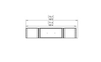 Thumbnail for Flex 68LC.BX2 Left Corner Fireplace Insert