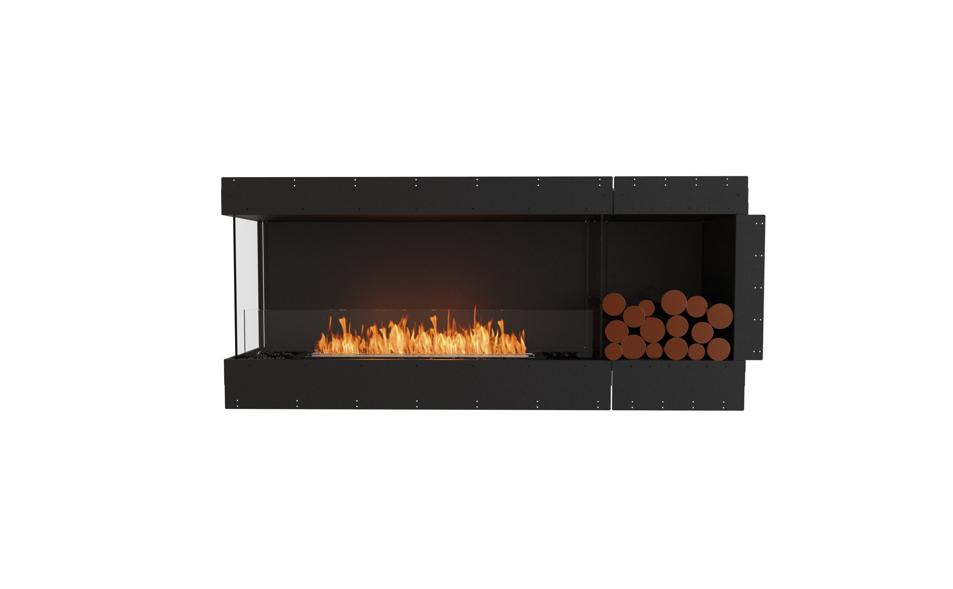 EcoSmart Fire Flex 68LC.BXR Left Corner Fireplace Insert