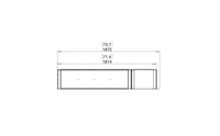 Thumbnail for Flex 68LC.BXR Left Corner Fireplace Insert