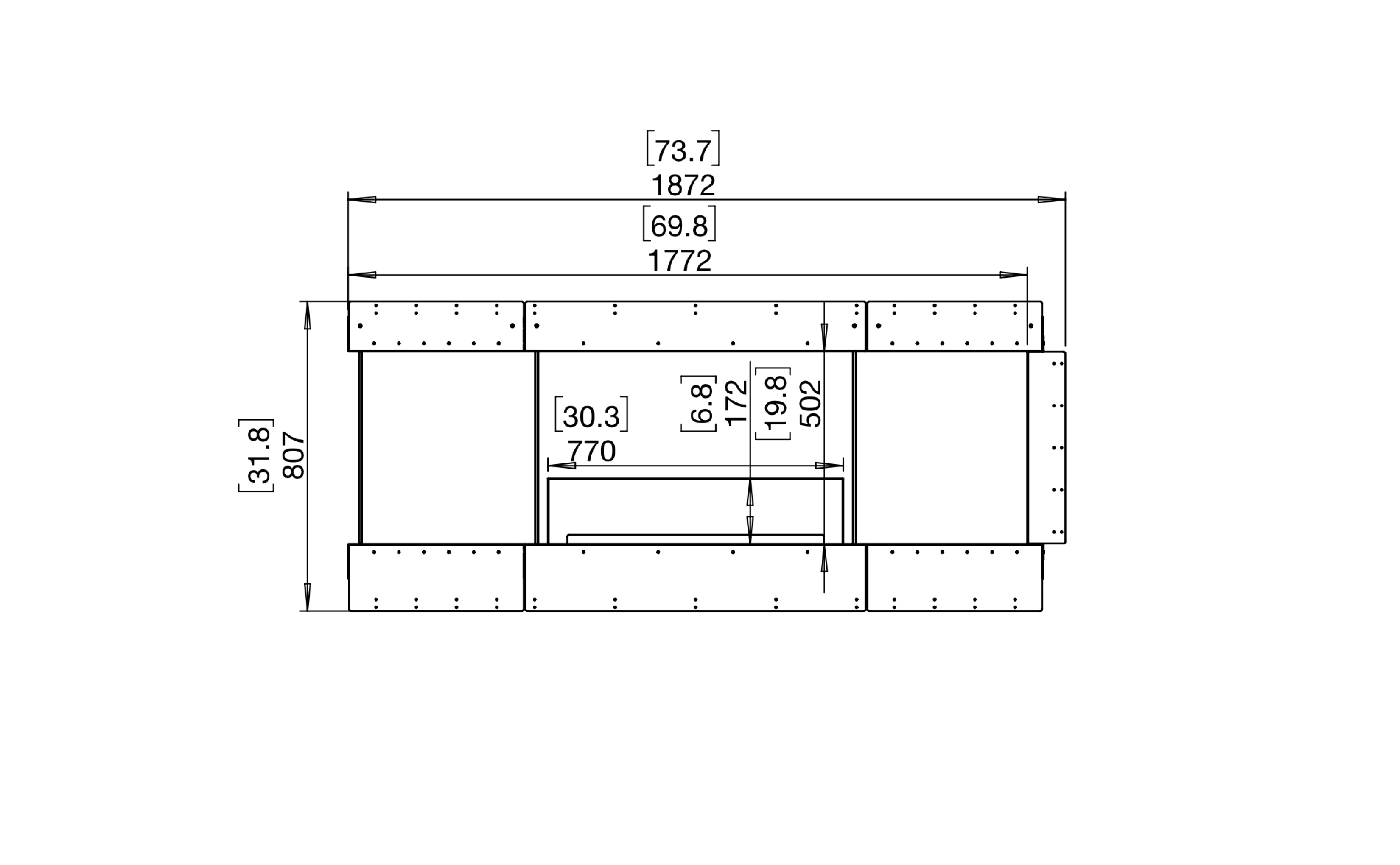 EcoSmart Fire Flex 68PN.BX2 Peninsula Fireplace Insert