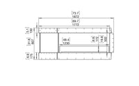 Thumbnail for Flex 68PN.BXL Peninsula Fireplace Insert