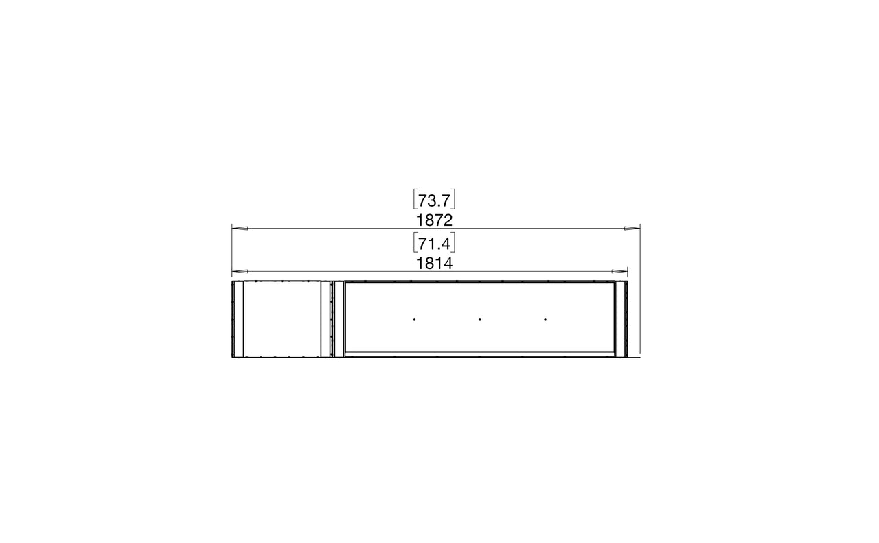 Flex 68PN.BXL Peninsula Fireplace Insert