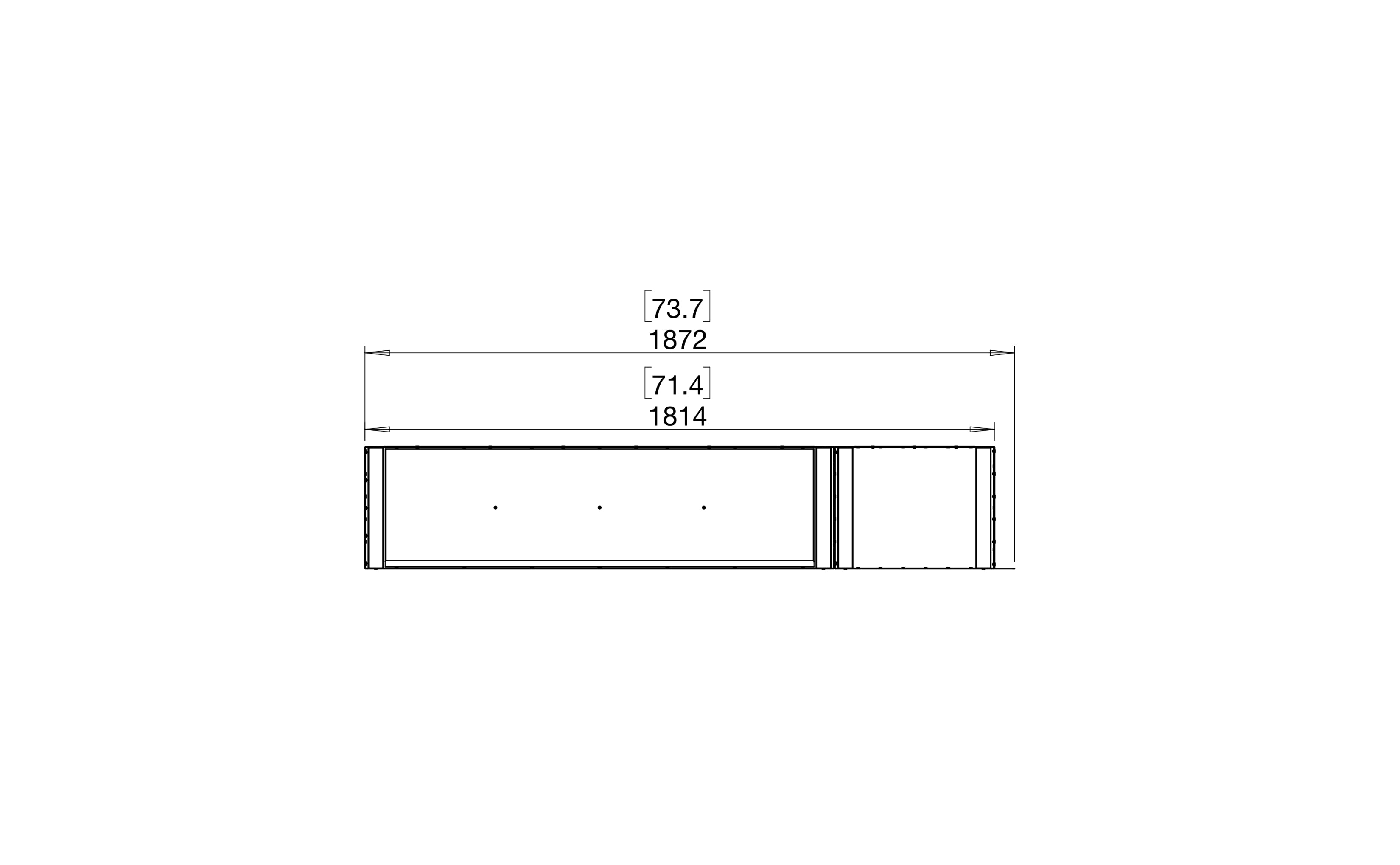 EcoSmart Fire Flex 68PN.BXR Peninsula Fireplace Insert