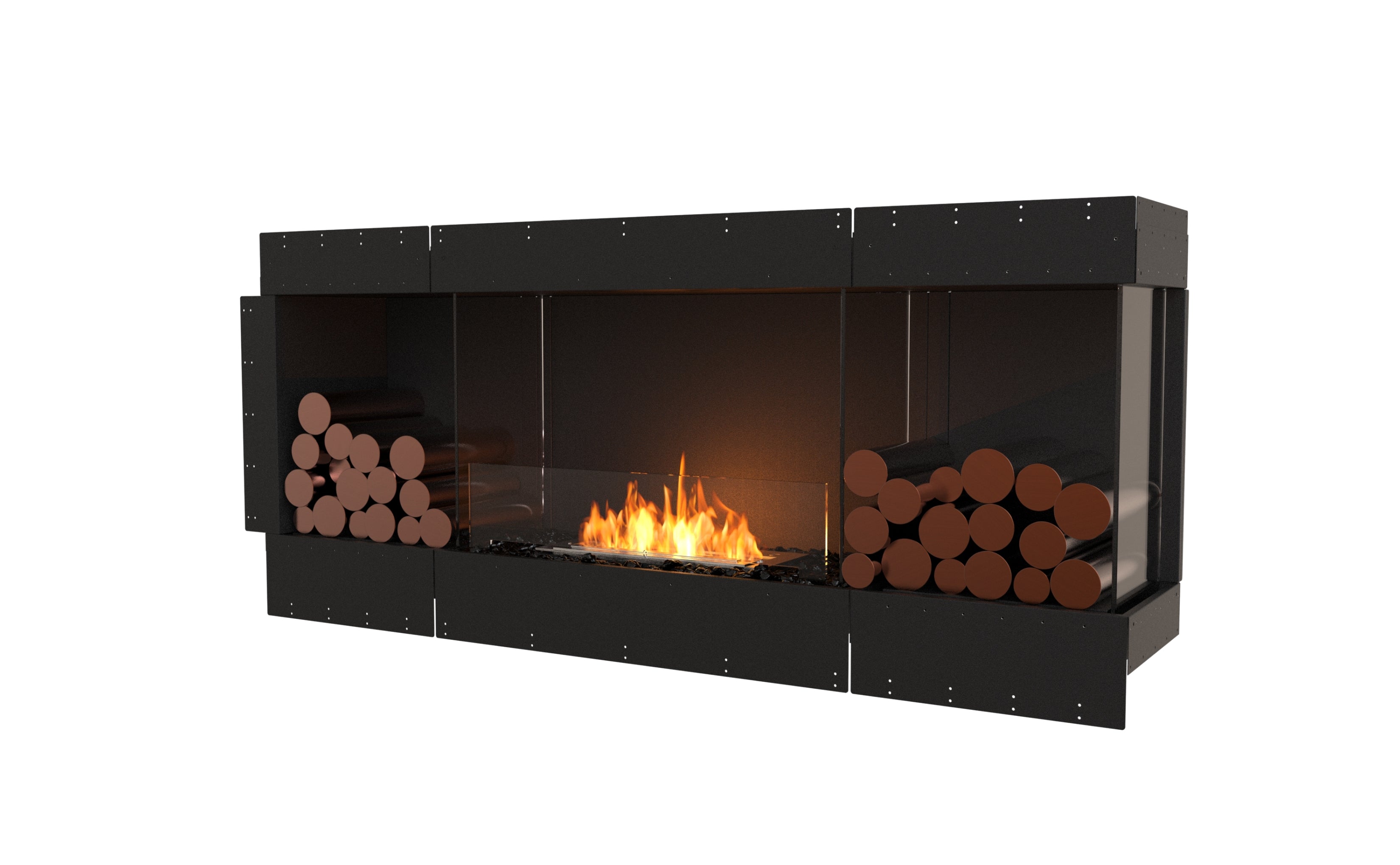 EcoSmart Fire Flex 68RC.BX2 Right Corner Fireplace Insert