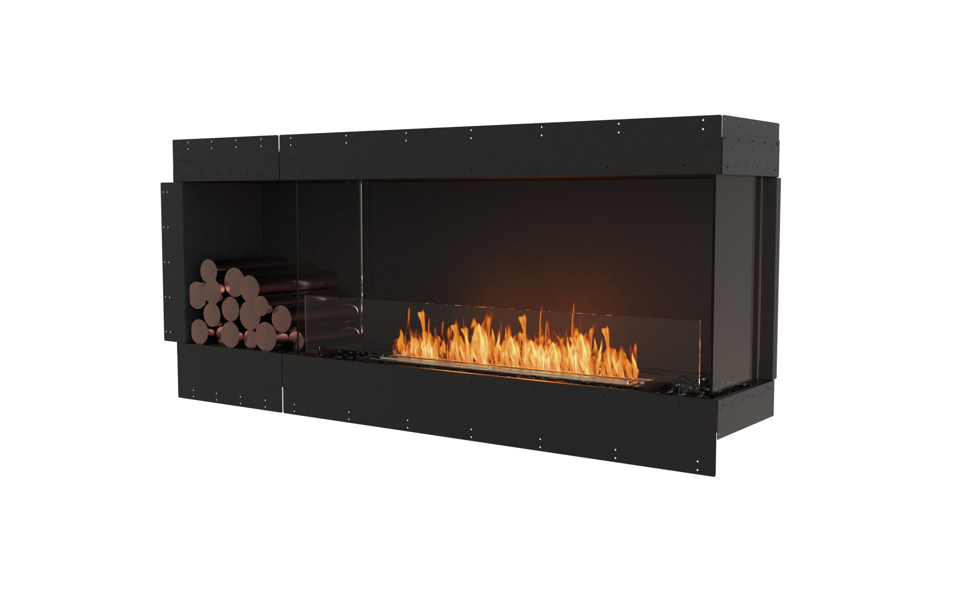 EcoSmart Fire Flex 68RC.BXL Right Corner Fireplace Insert