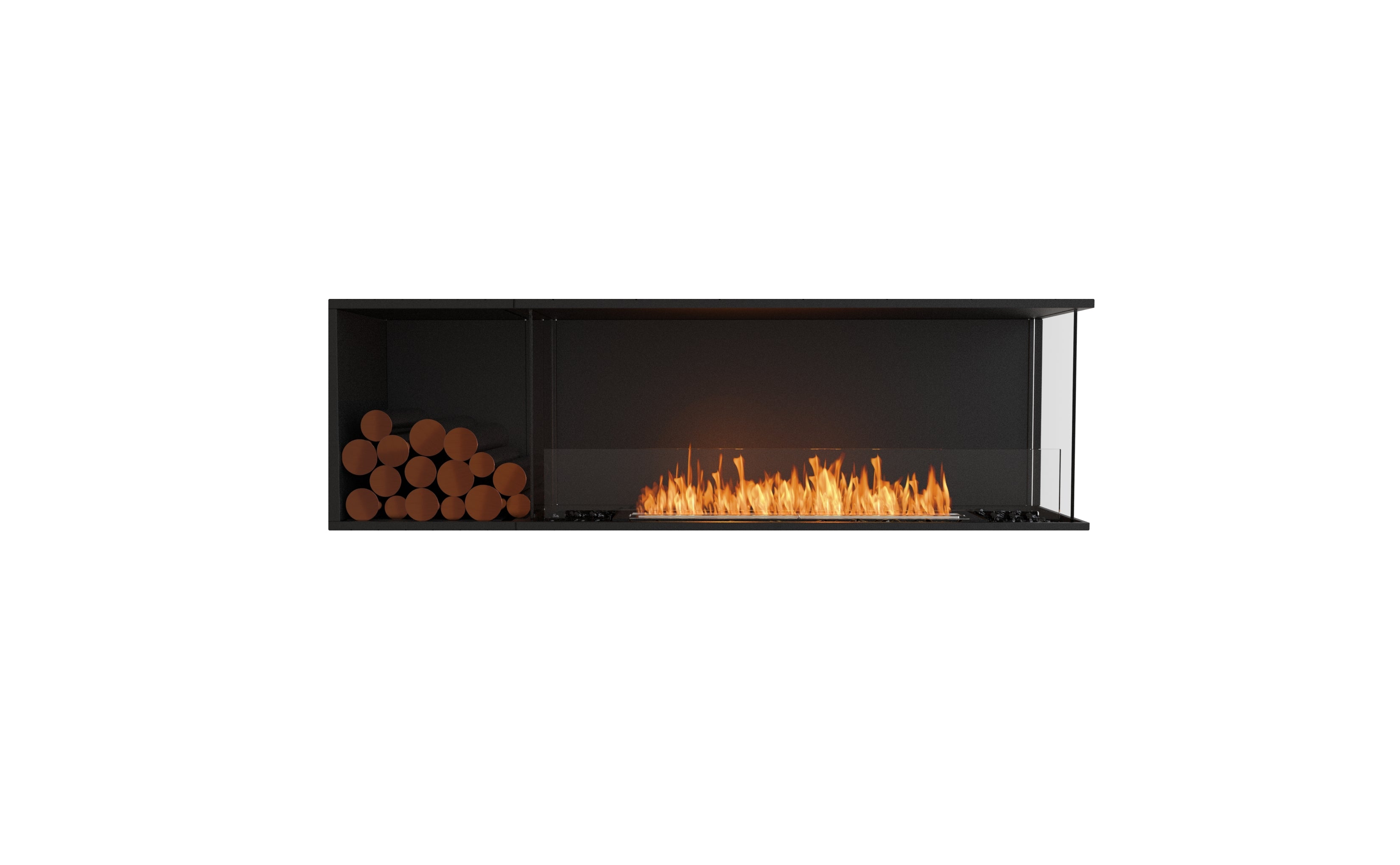 EcoSmart Fire Flex 68RC.BXL Right Corner Fireplace Insert