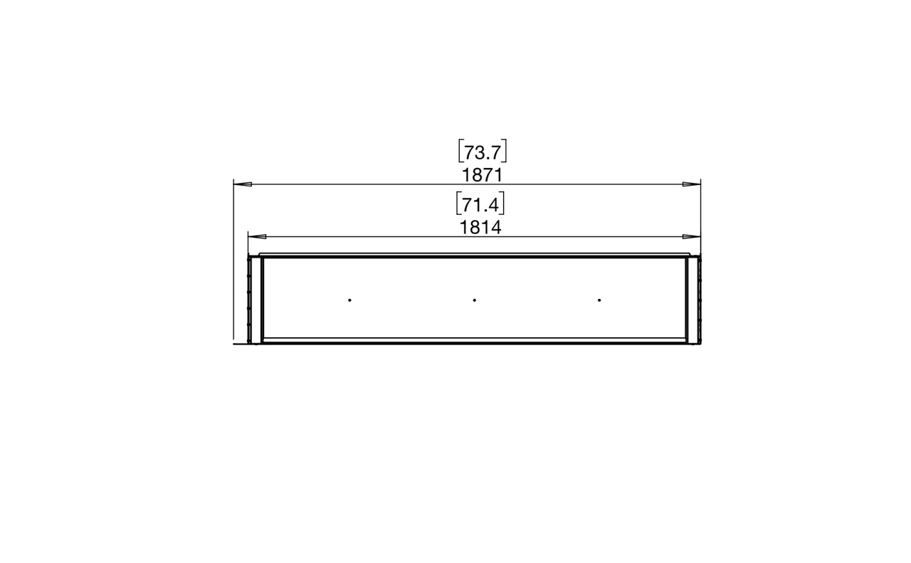 Flex 68RC Right Corner Fireplace Insert