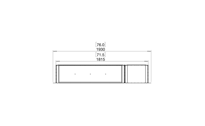 Flex 68SS.BXR Single Sided Fireplace Insert