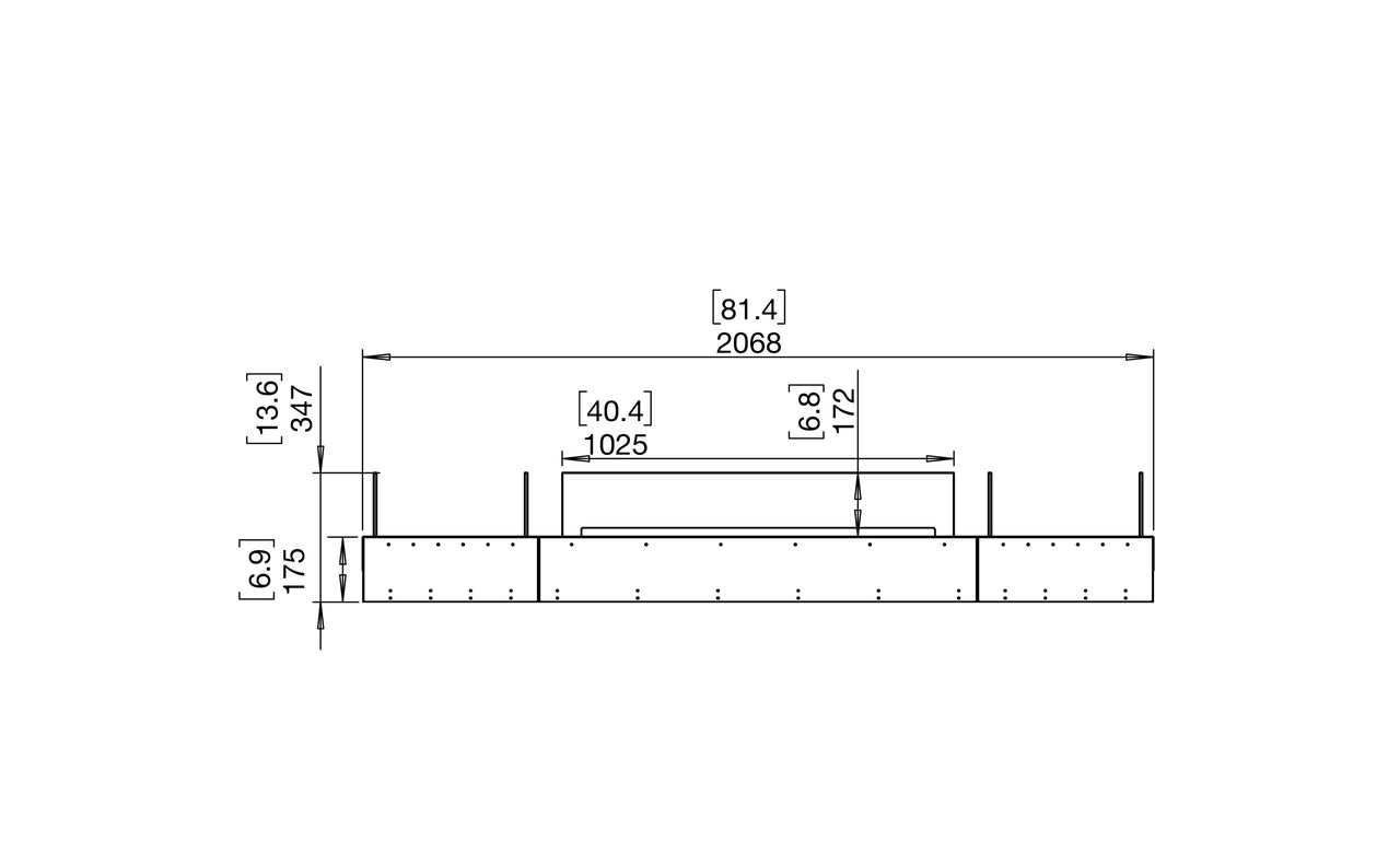 Flex 78BN.BX2 Bench Fireplace Insert