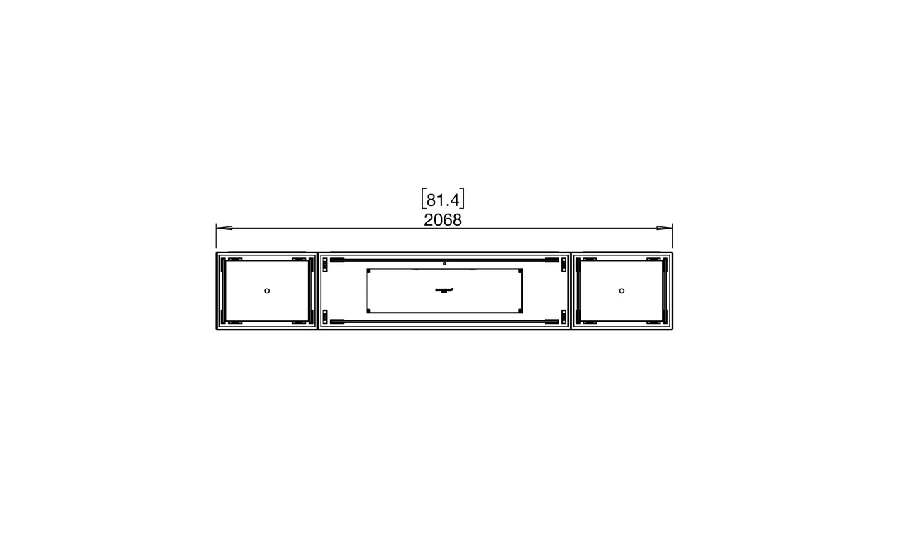 Flex 78BN.BX2 Bench Fireplace Insert