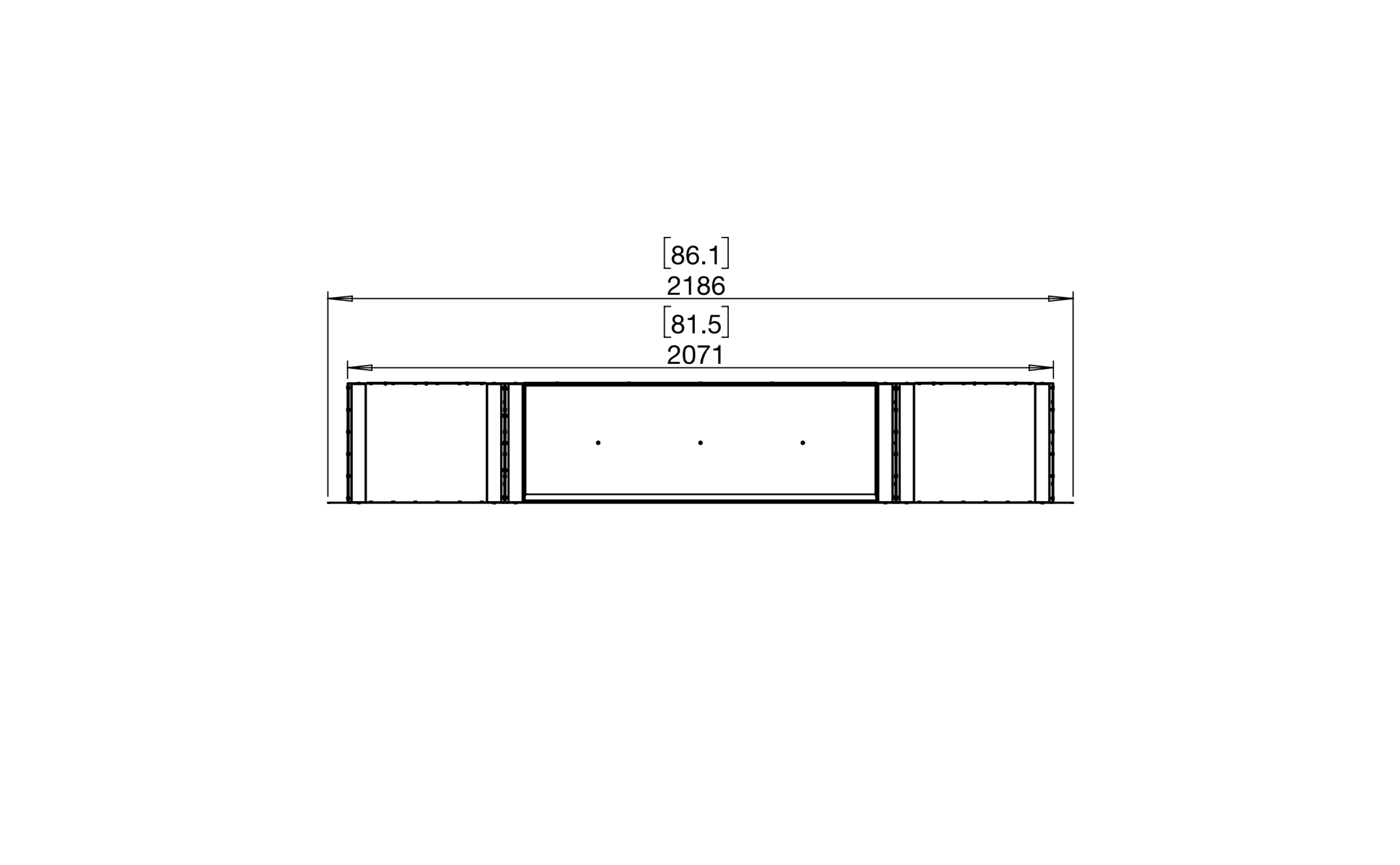 EcoSmart Fire Flex 78DB.BX2 Double Sided Fireplace Insert