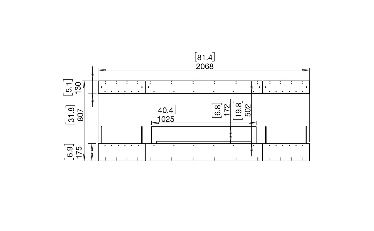 Flex 78IL.BX2 Island Fireplace Insert