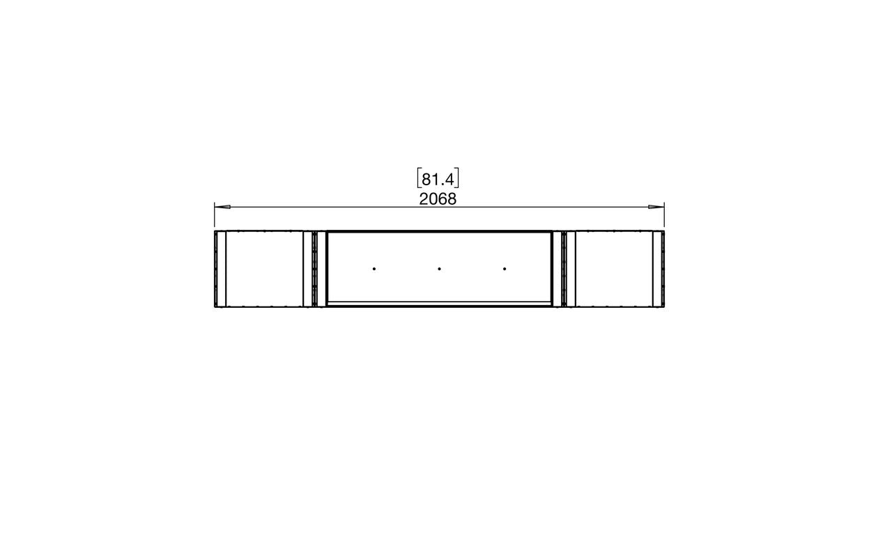 Flex 78IL.BX2 Island Fireplace Insert