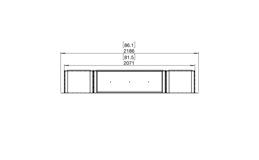 EcoSmart Fire Flex 78SS.BX2 Single Sided Fireplace Insert