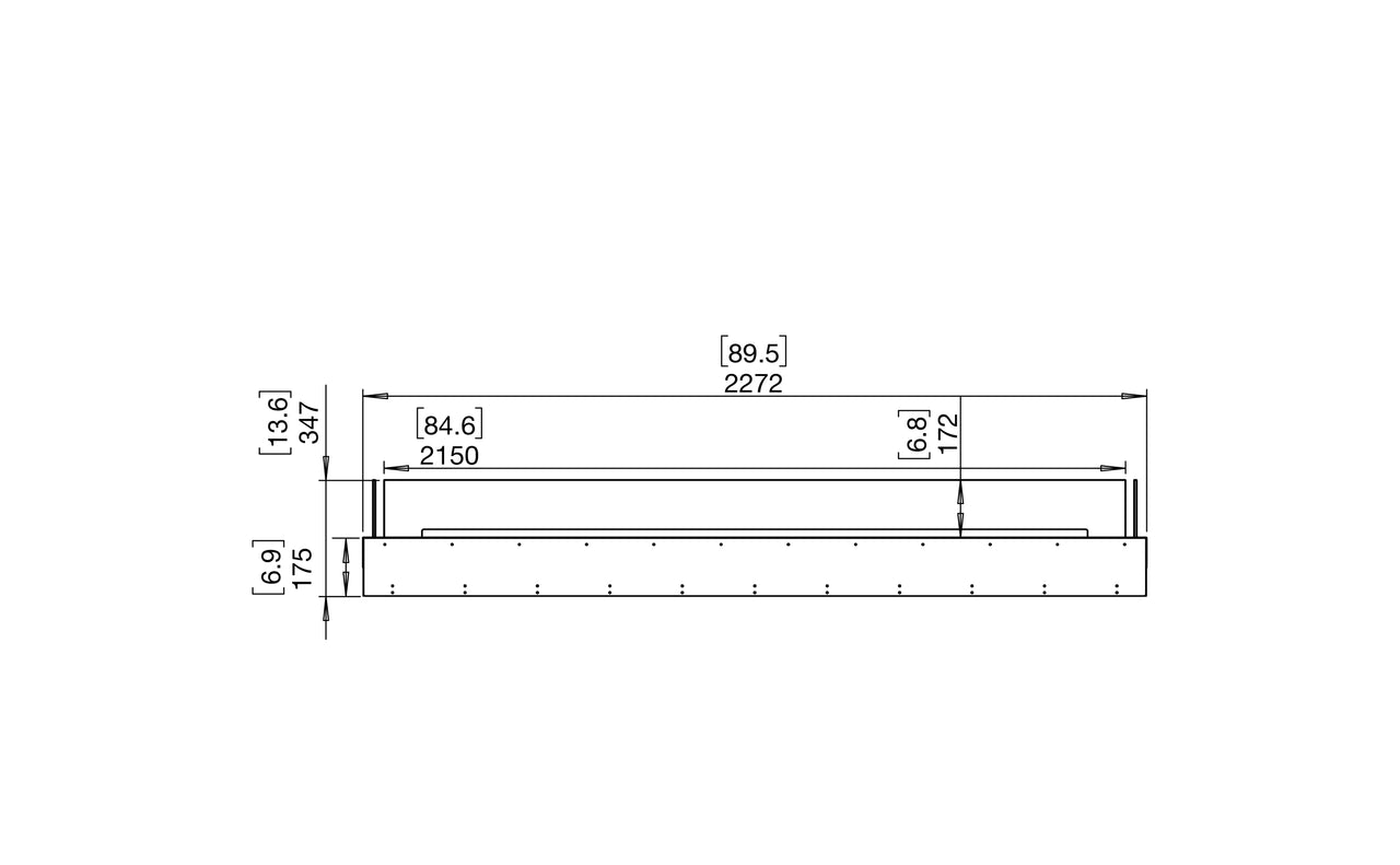 Flex 86BN Bench Fireplace Insert