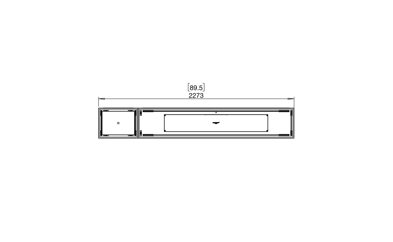 Flex 86BN.BX1 Bench Fireplace Insert