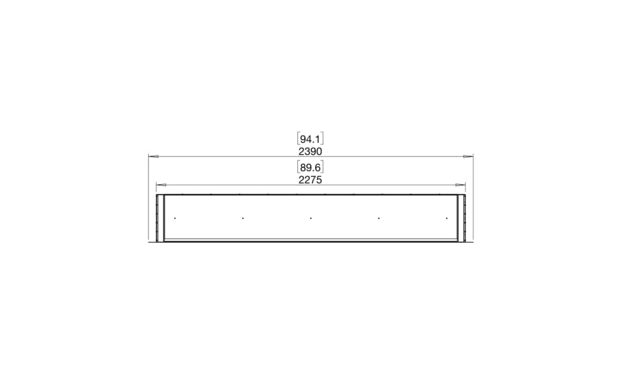 EcoSmart Fire Flex 86DB Double Sided Fireplace Insert