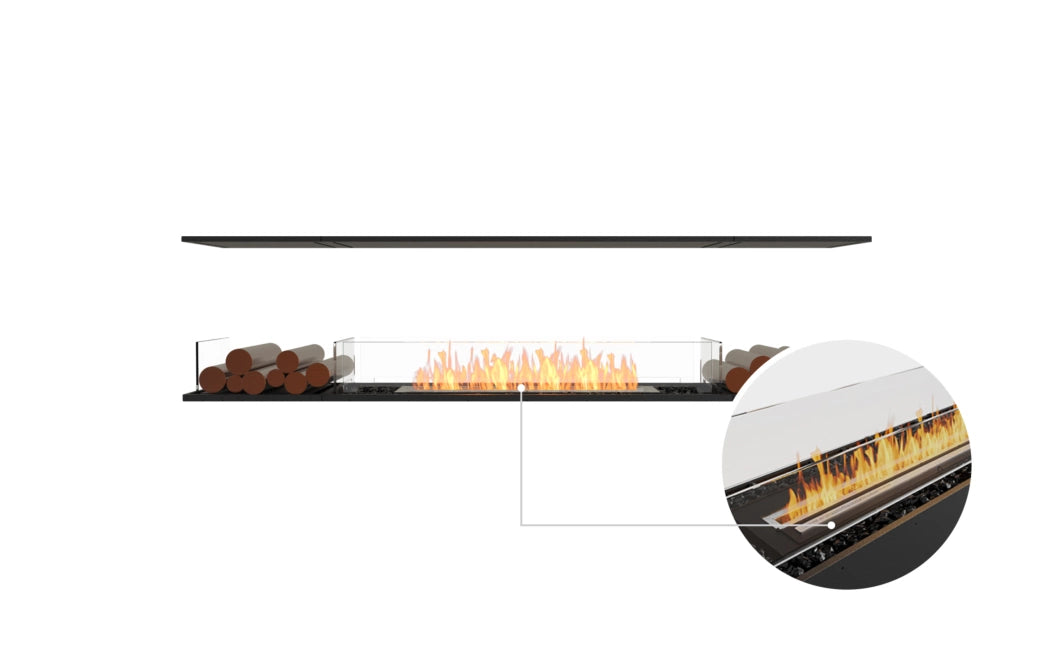 Flex 86IL.BX2 Island Fireplace Insert