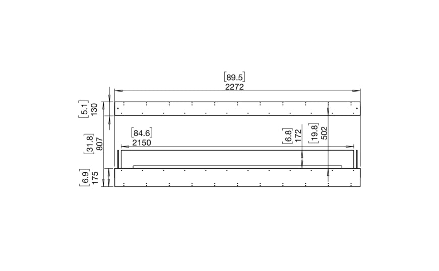 Flex 86IL Island Fireplace Insert