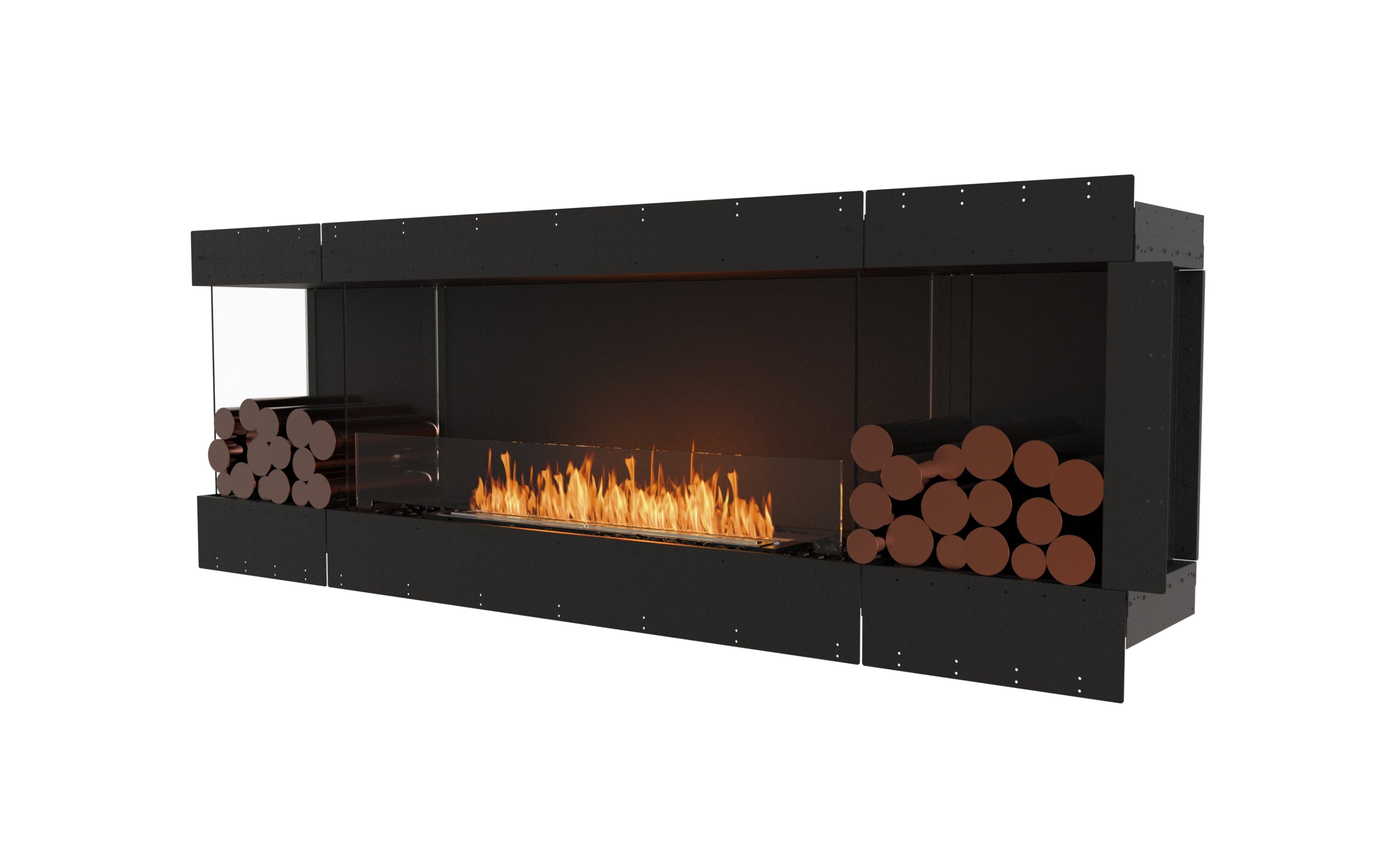 EcoSmart Fire Flex 86LC.BX2 Left Corner Fireplace Insert