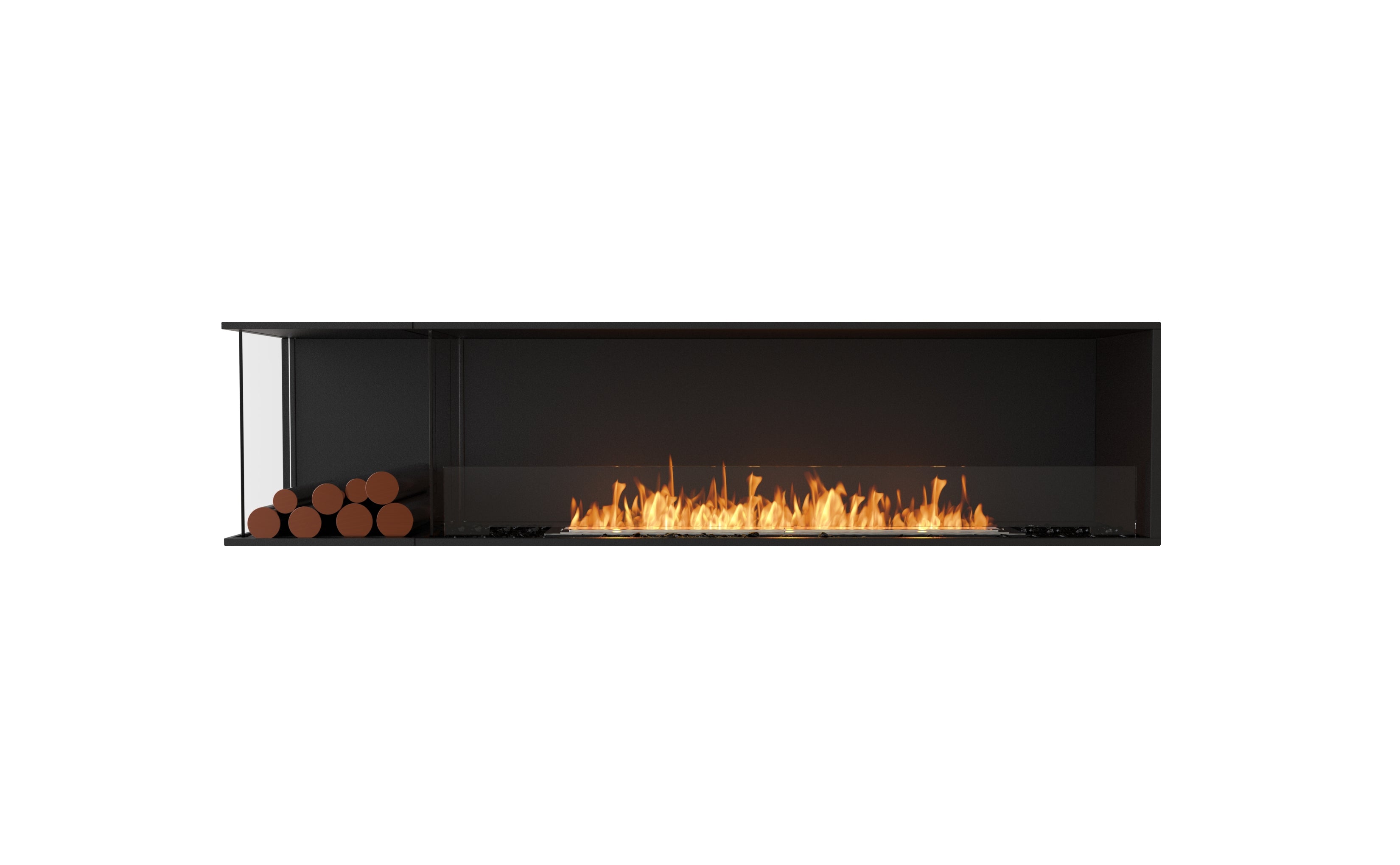 EcoSmart Fire Flex 86LC.BXL Left Corner Fireplace Insert
