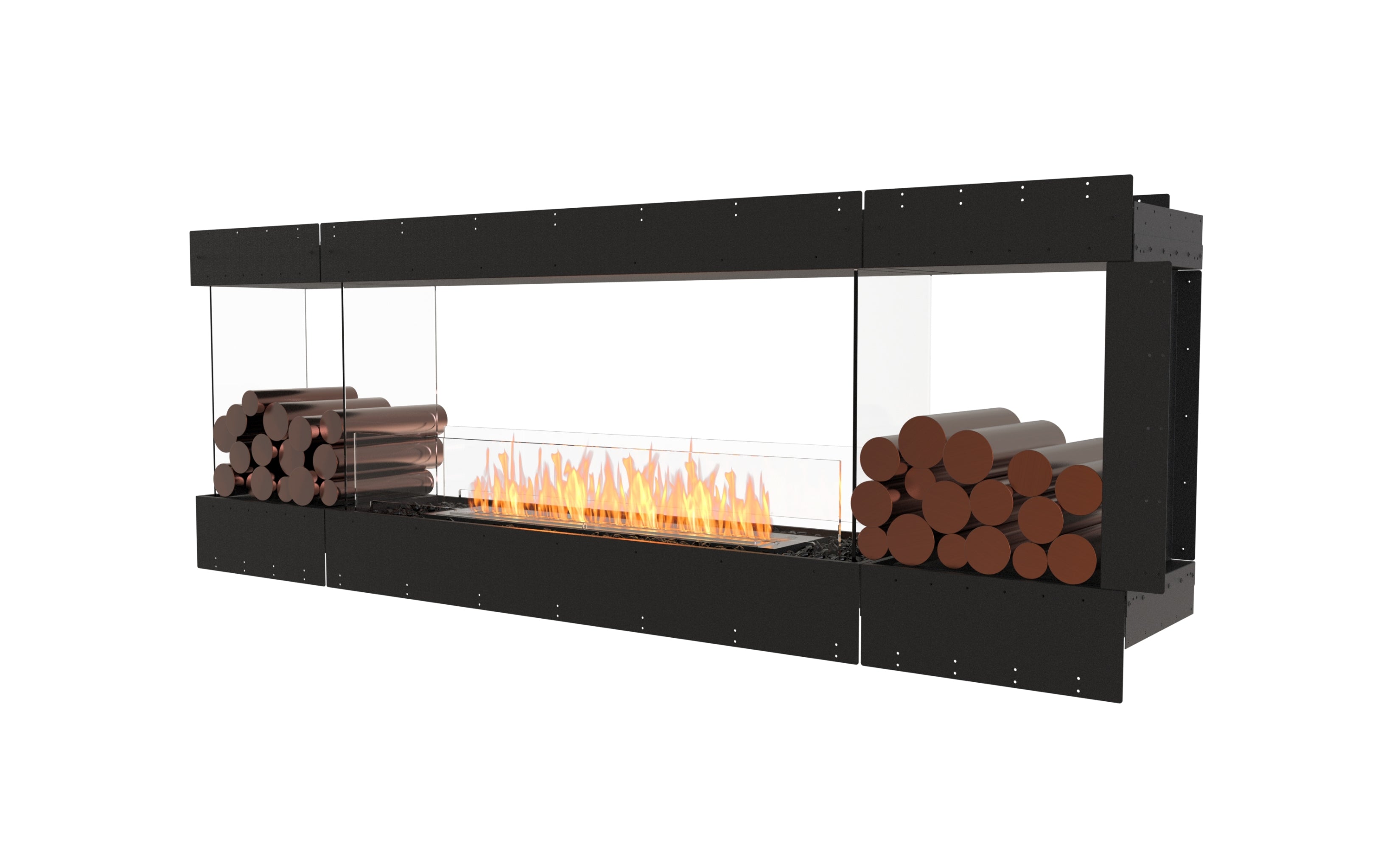 EcoSmart Fire Flex 86PN.BX2 Peninsula Fireplace Insert