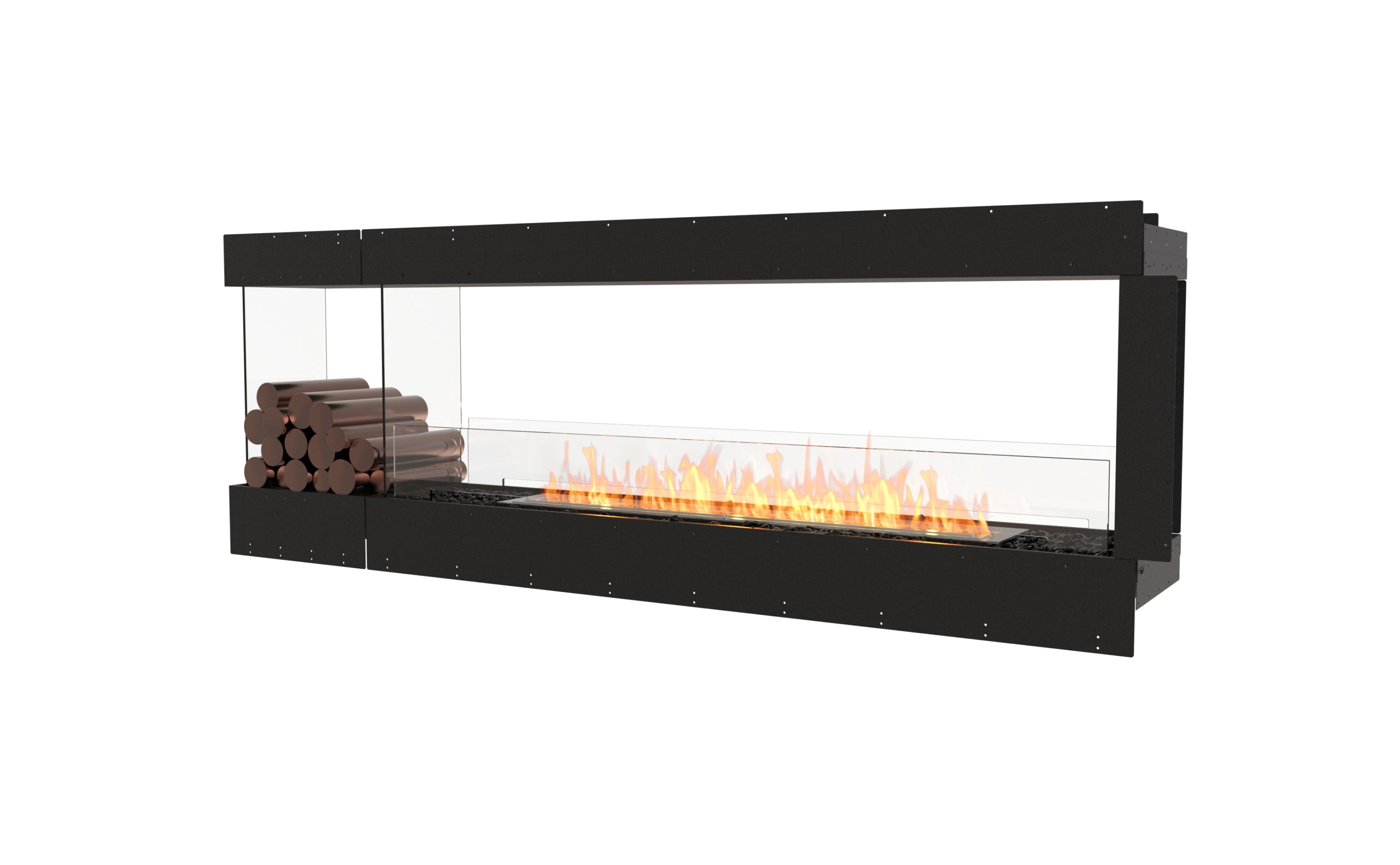 EcoSmart Fire Flex 86PN.BXL Peninsula Fireplace Insert