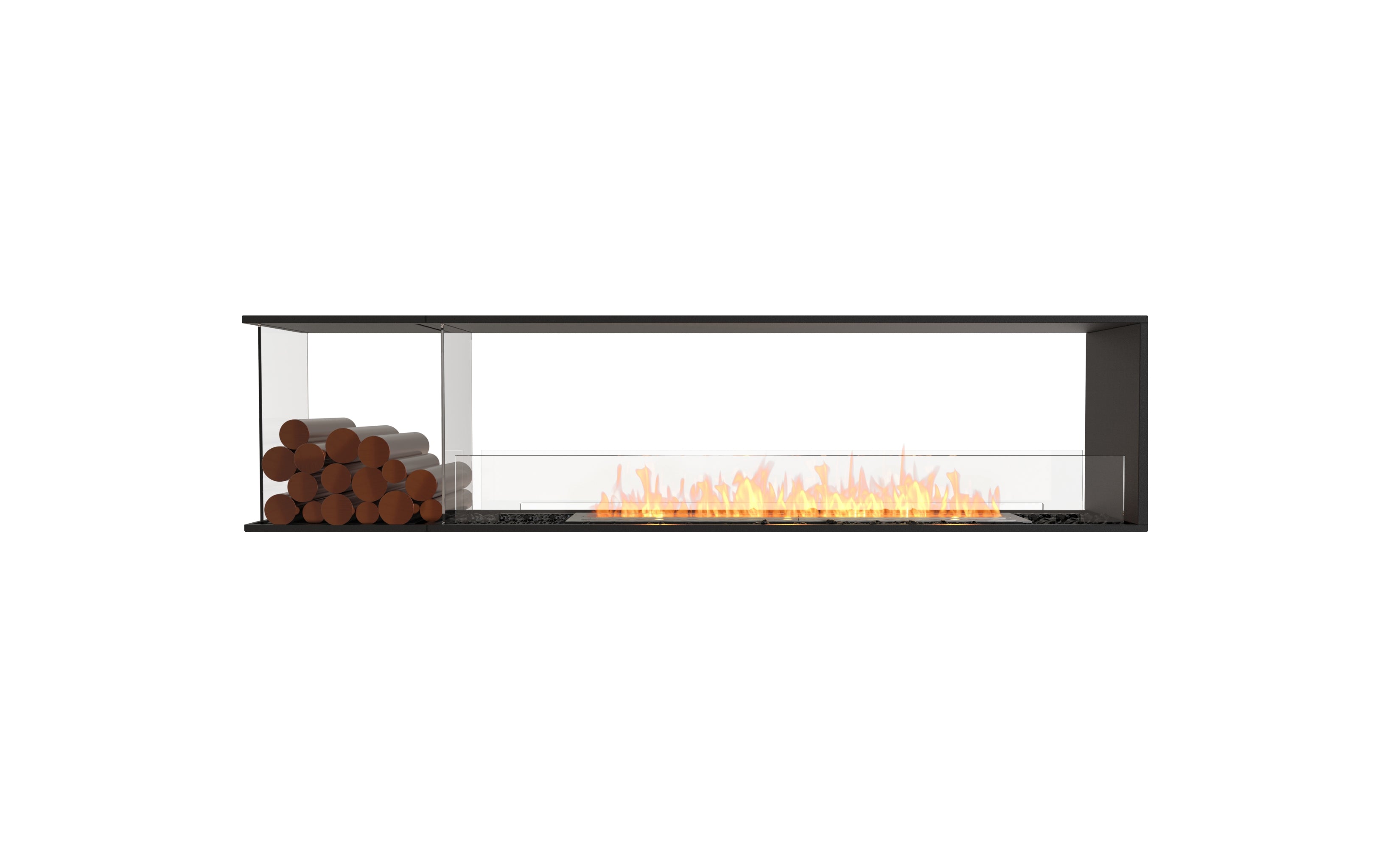 EcoSmart Fire Flex 86PN.BXL Peninsula Fireplace Insert