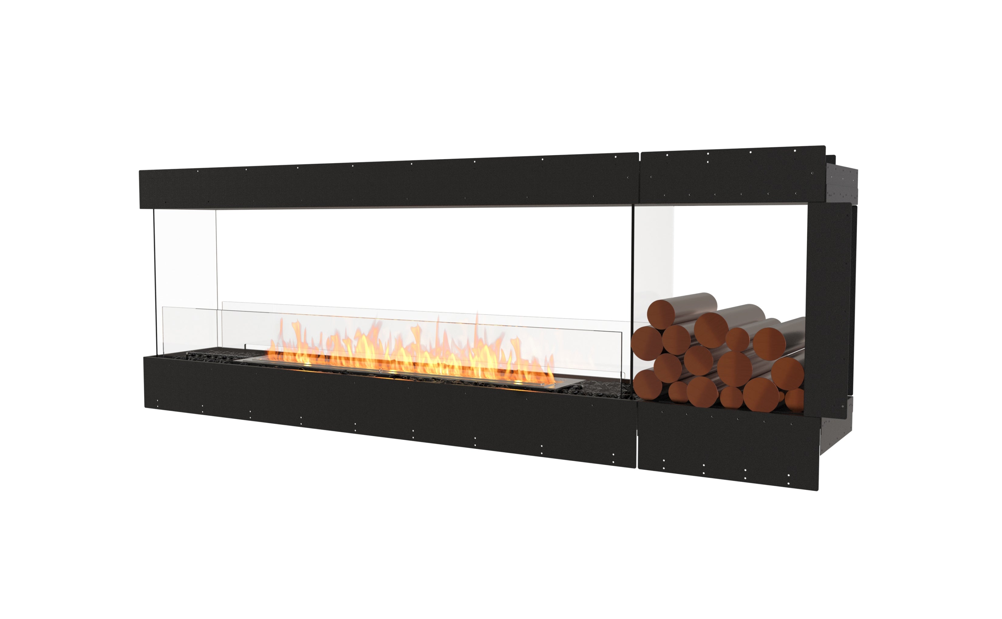 EcoSmart Fire Flex 86PN.BXR Peninsula Fireplace Insert