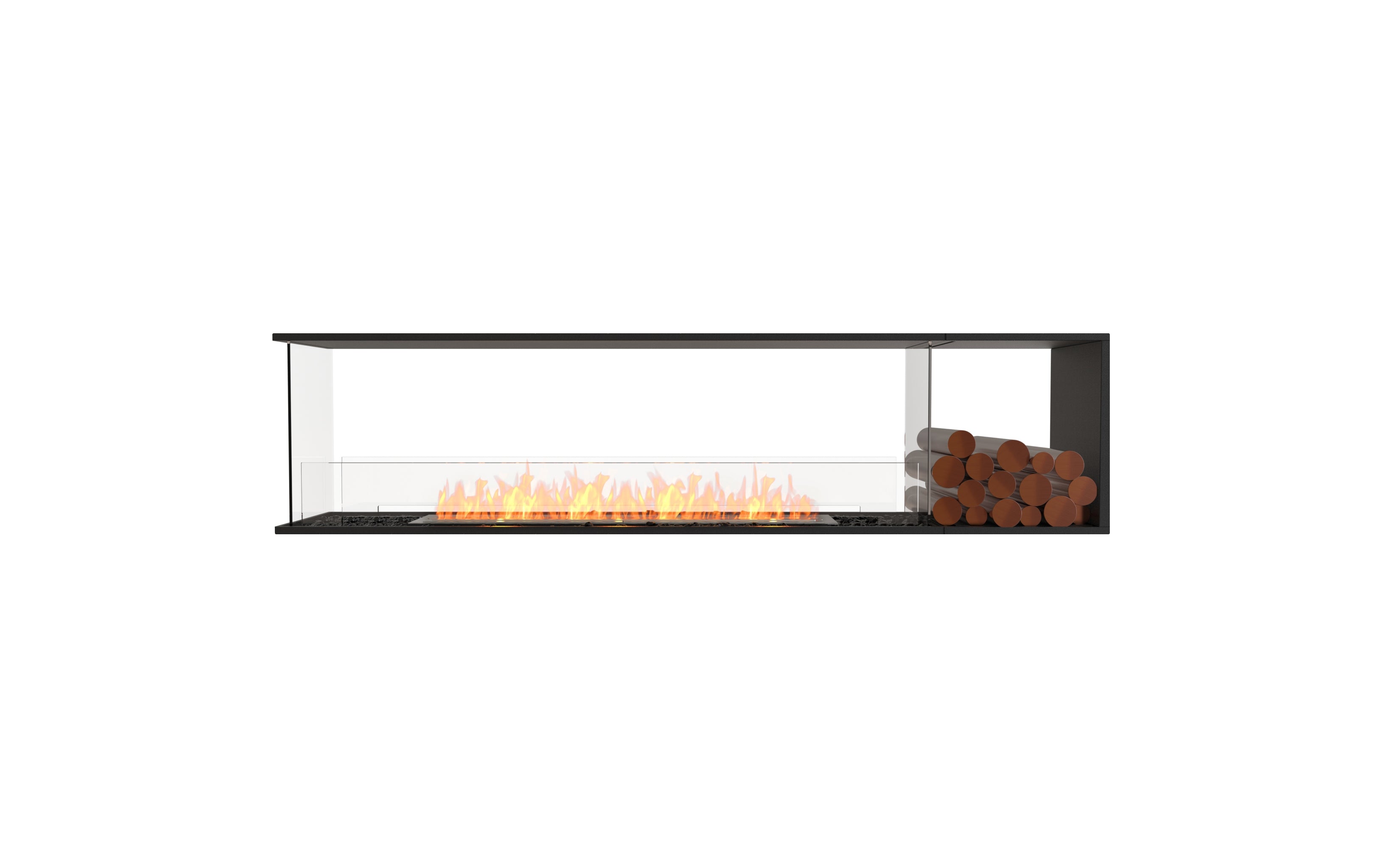 EcoSmart Fire Flex 86PN.BXR Peninsula Fireplace Insert