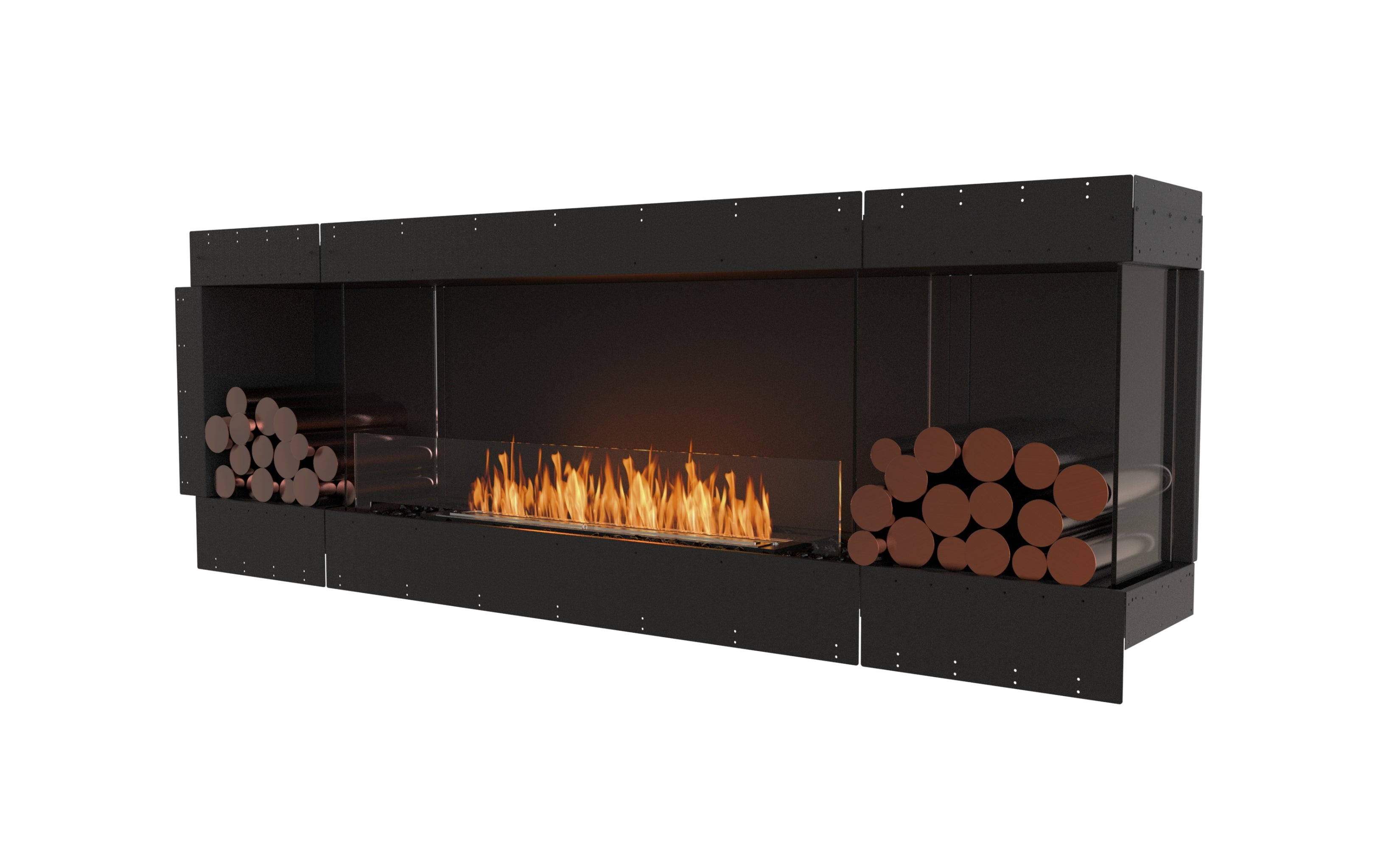 EcoSmart Fire Flex 86RC.BX2 Right Corner Fireplace Insert
