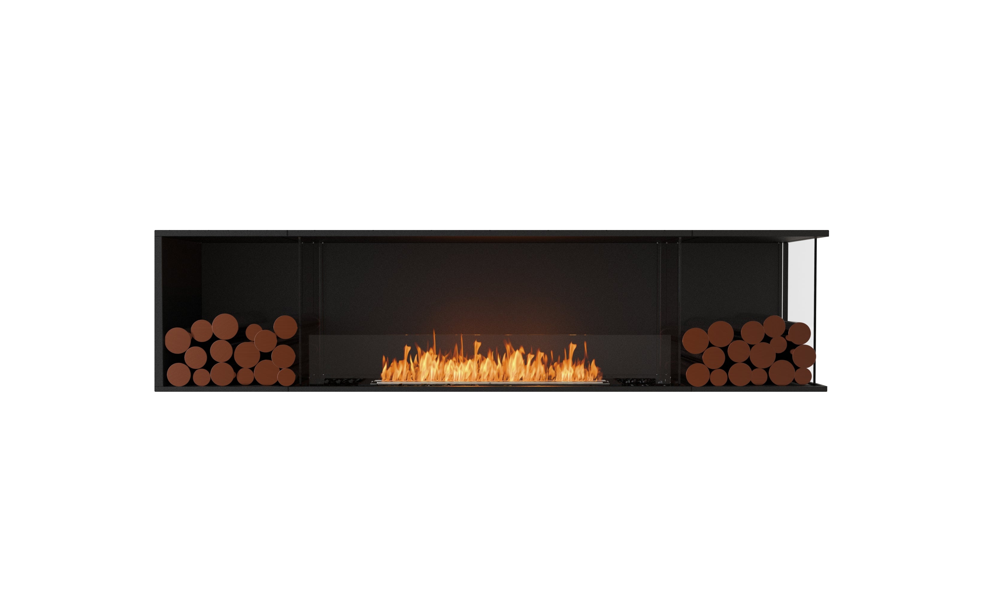 EcoSmart Fire Flex 86RC.BX2 Right Corner Fireplace Insert