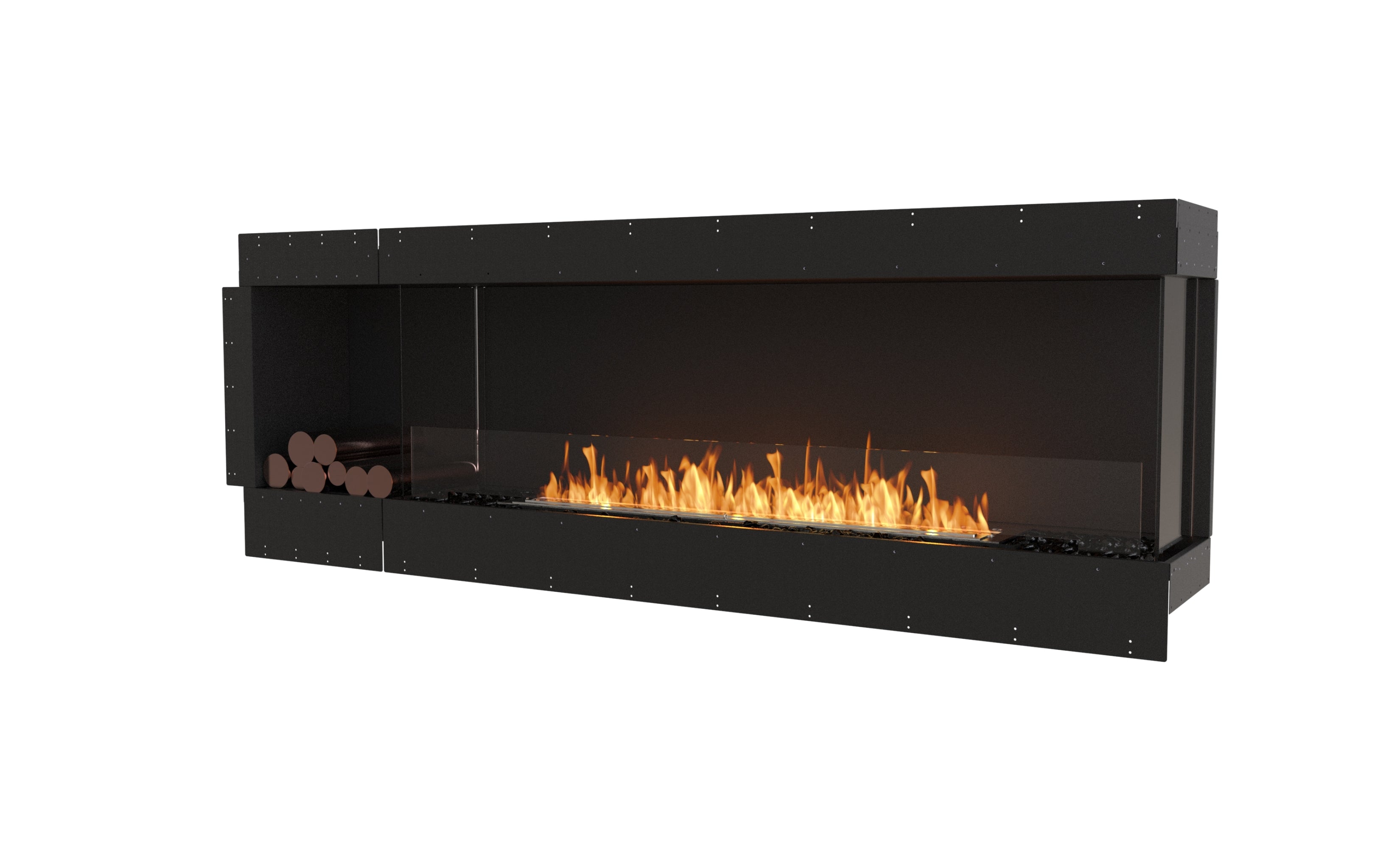 EcoSmart Fire Flex 86RC.BXL Right Corner Fireplace Insert