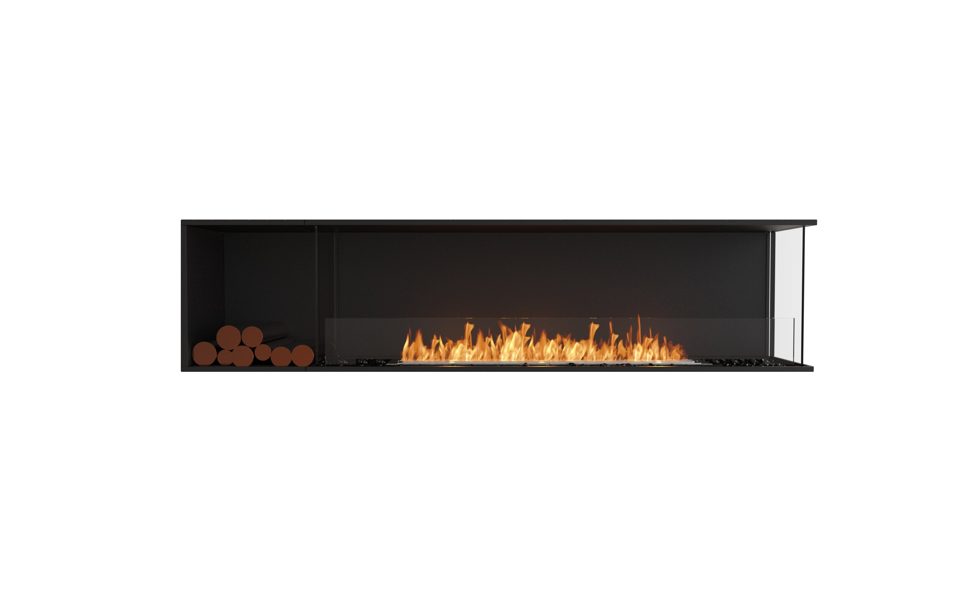 EcoSmart Fire Flex 86RC.BXL Right Corner Fireplace Insert
