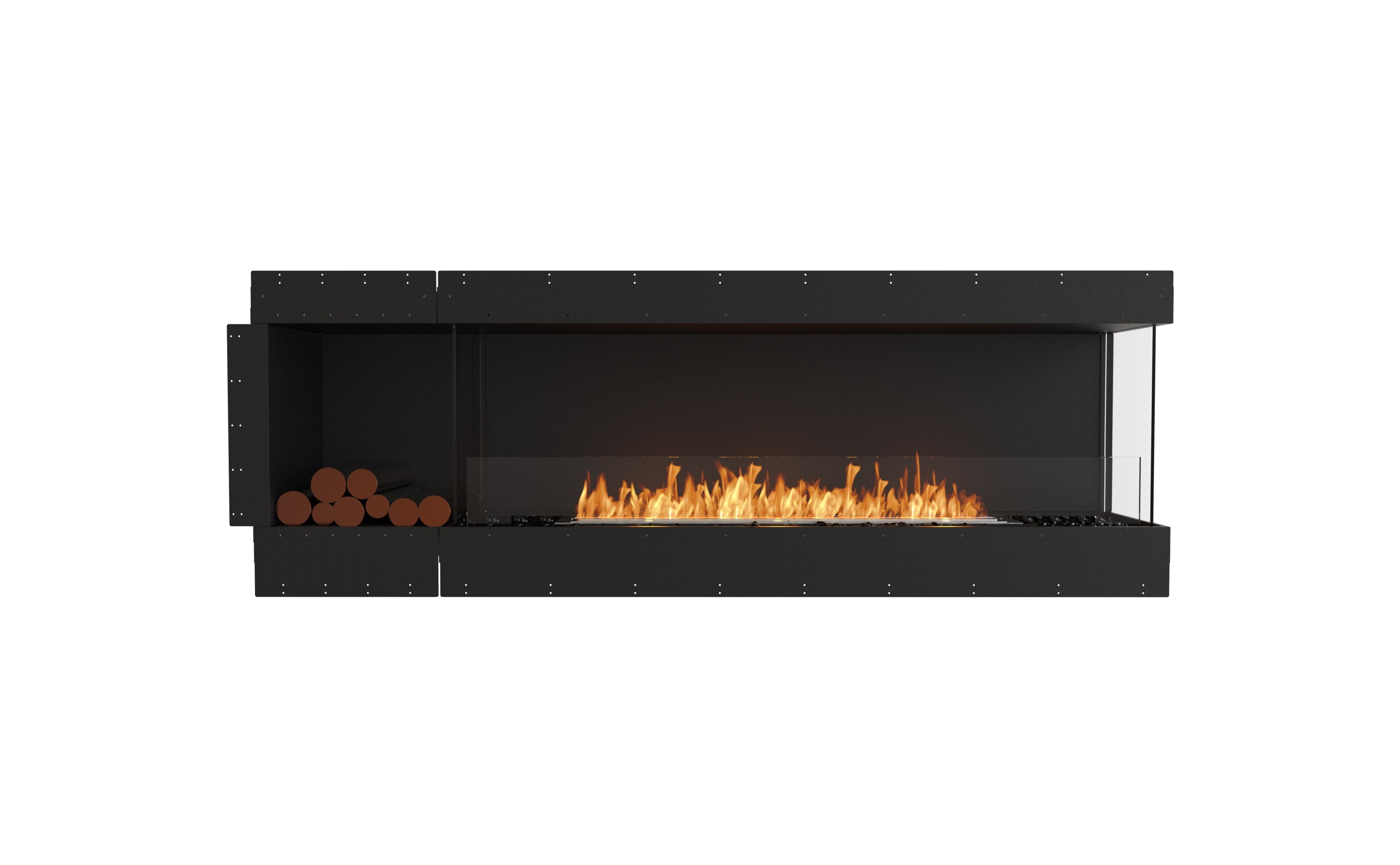 EcoSmart Fire Flex 86RC.BXL Right Corner Fireplace Insert